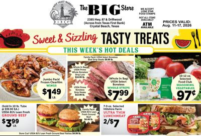The Big Store Weekly Ad August 11 - 17, 2026