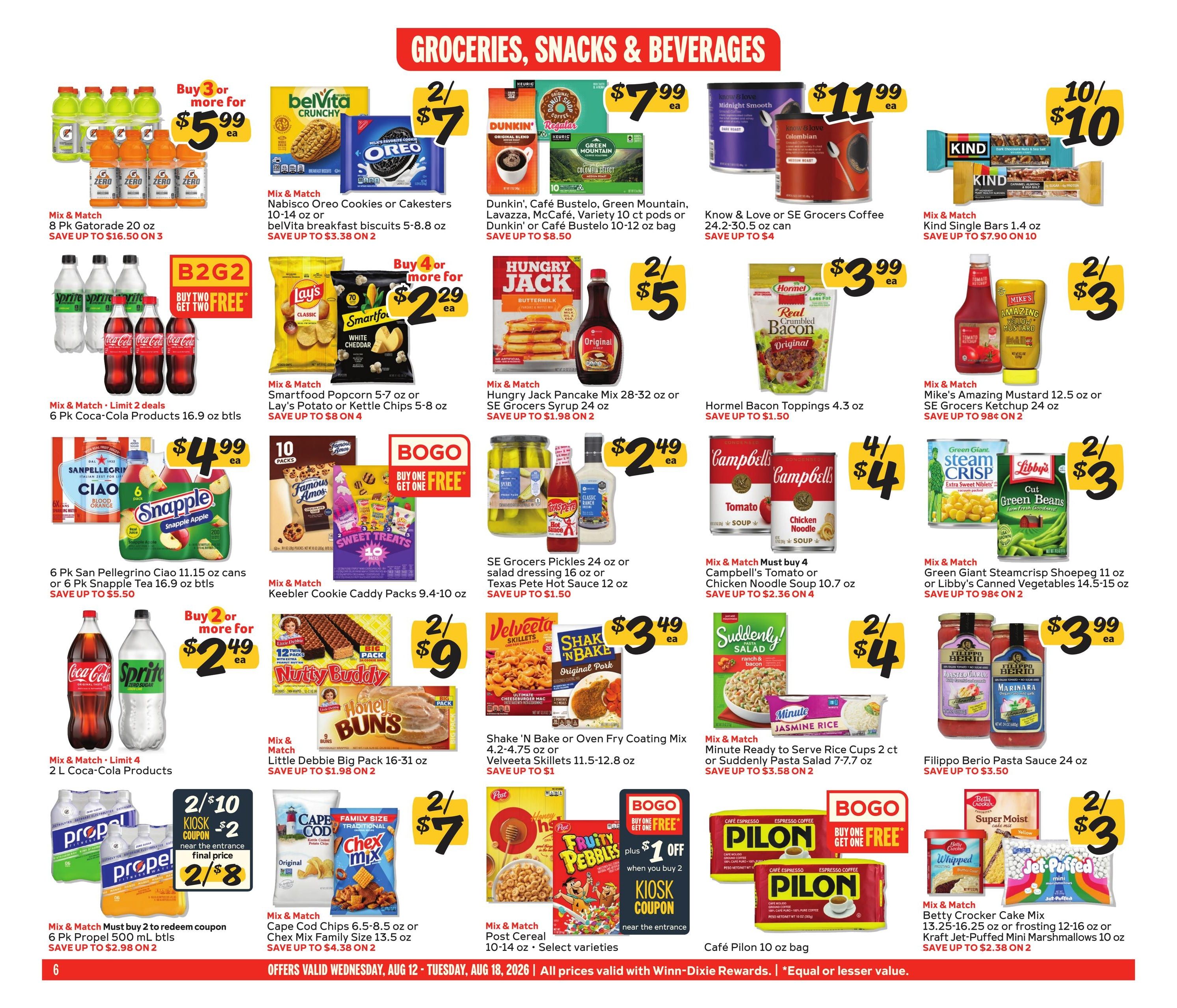 Winn-Dixie (GA) Weekly Ad August 12 - 18, 2026