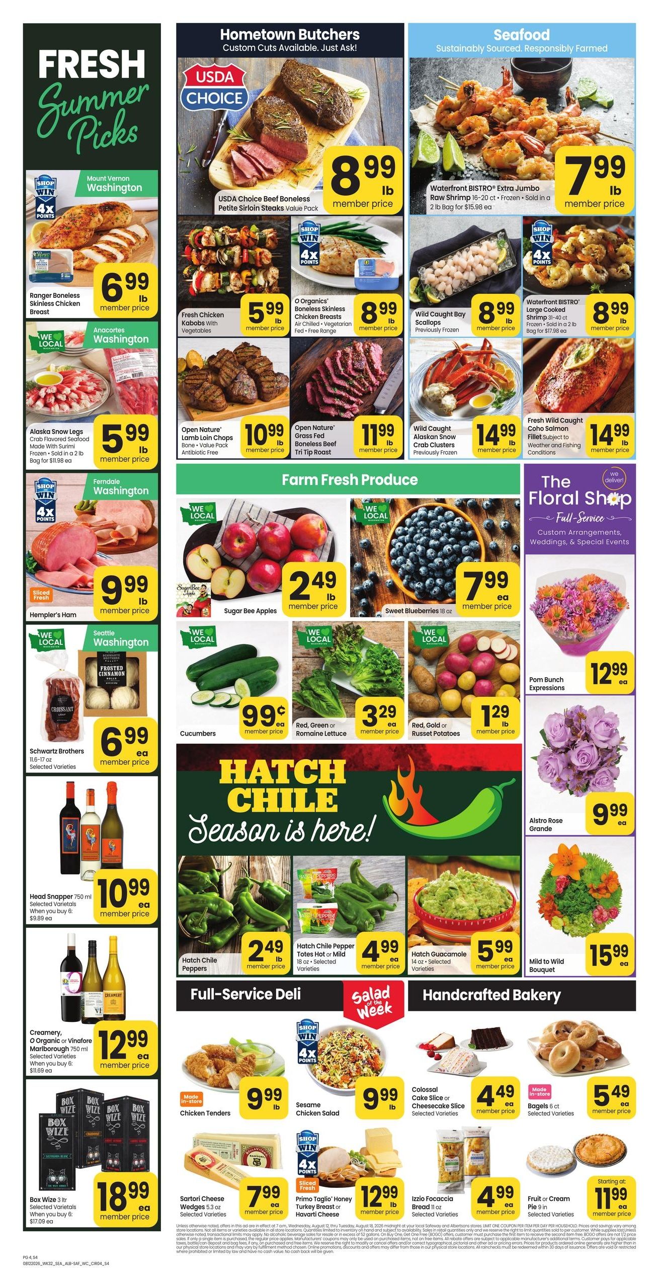 Albertsons (Lewiston Area, ID) Weekly Ad August 12 - 18, 2026