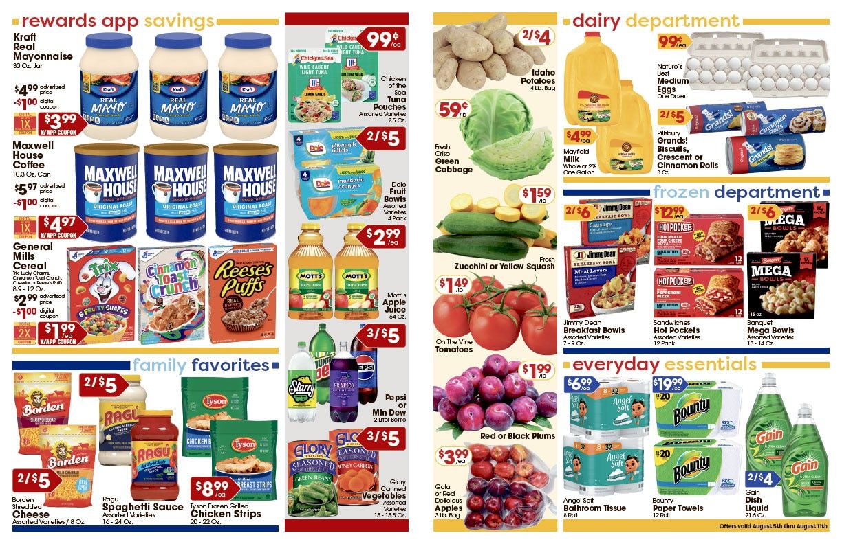 Piggly Wiggly West Alabama (Haleyville and Phil Campbell, AL) Weekly Ad August 5 - 11, 2026