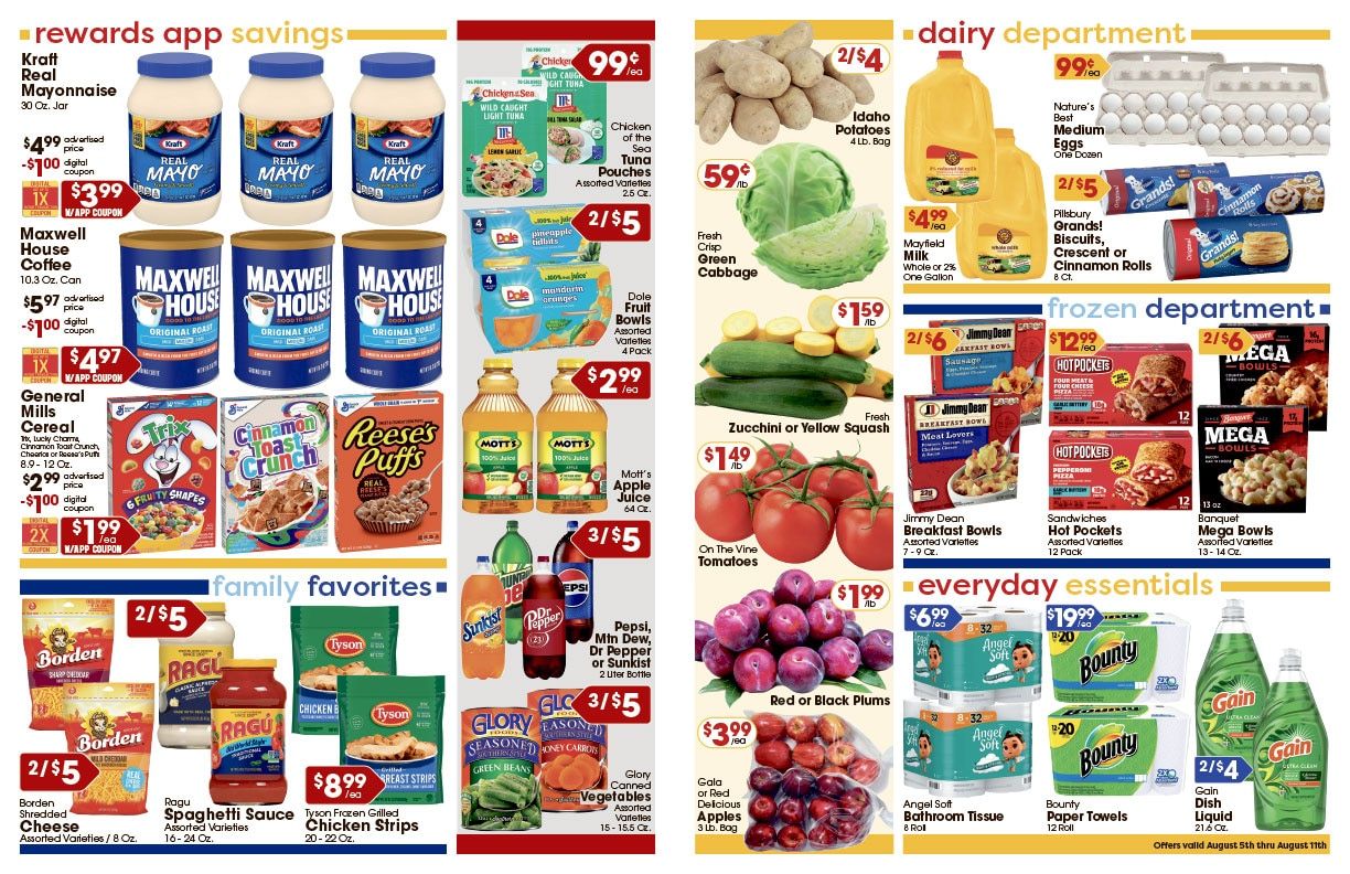 Piggly Wiggly West Alabama (Northport and Tuscaloosa, AL) Weekly Ad August 5 - 11, 2026
