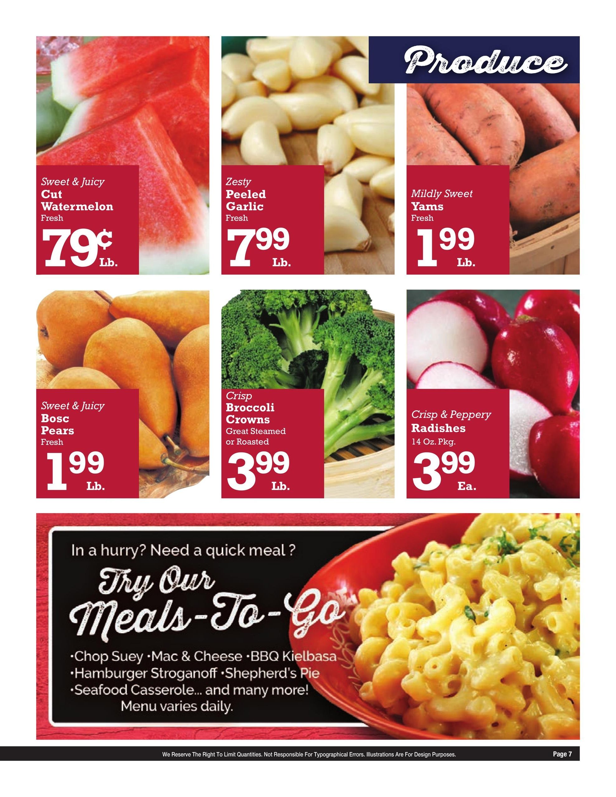 Foster's Super Market Weekly Ad August 3 - 15, 2026