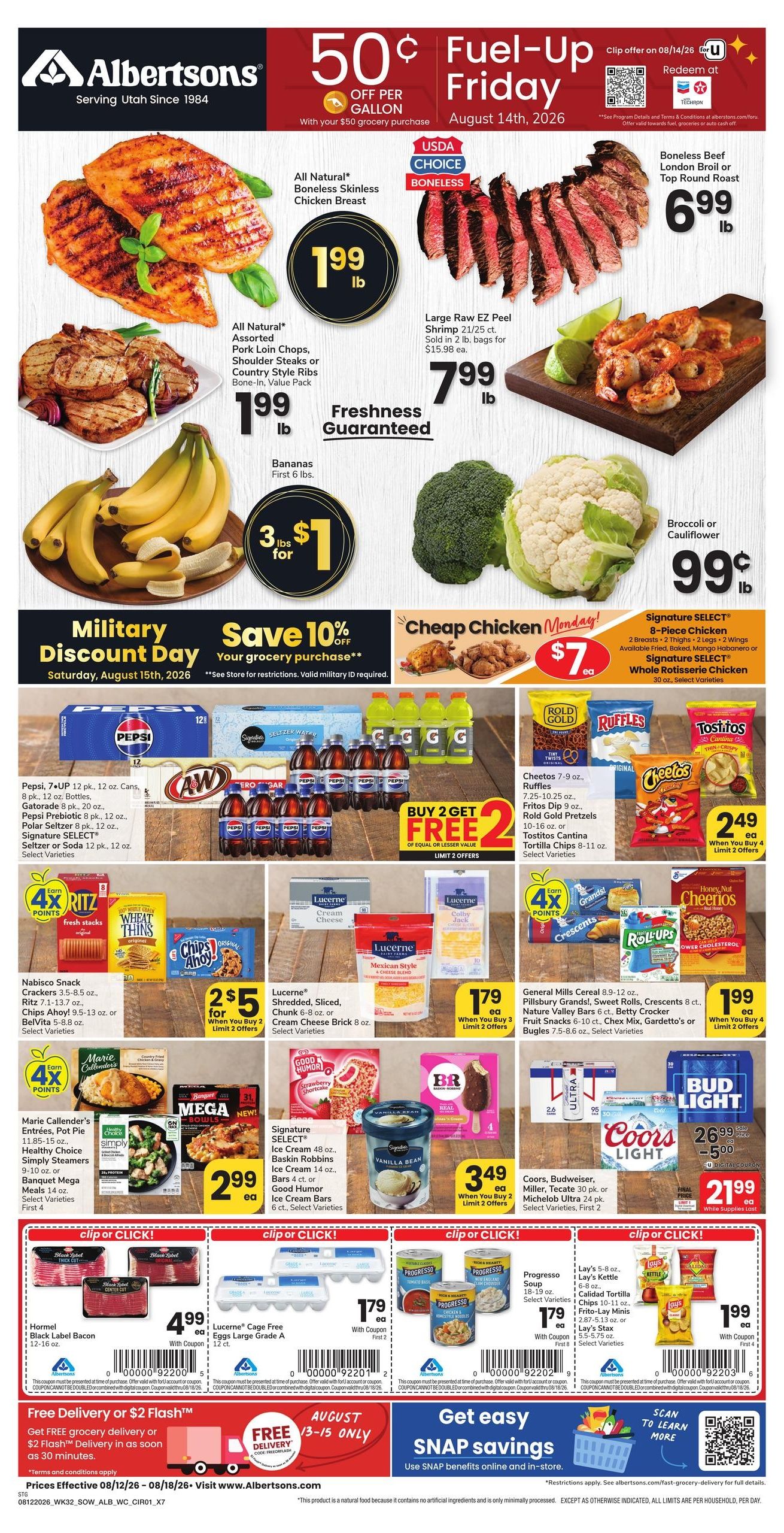 Albertsons (St. George Area, UT) Weekly Ad August 12 - 18, 2026