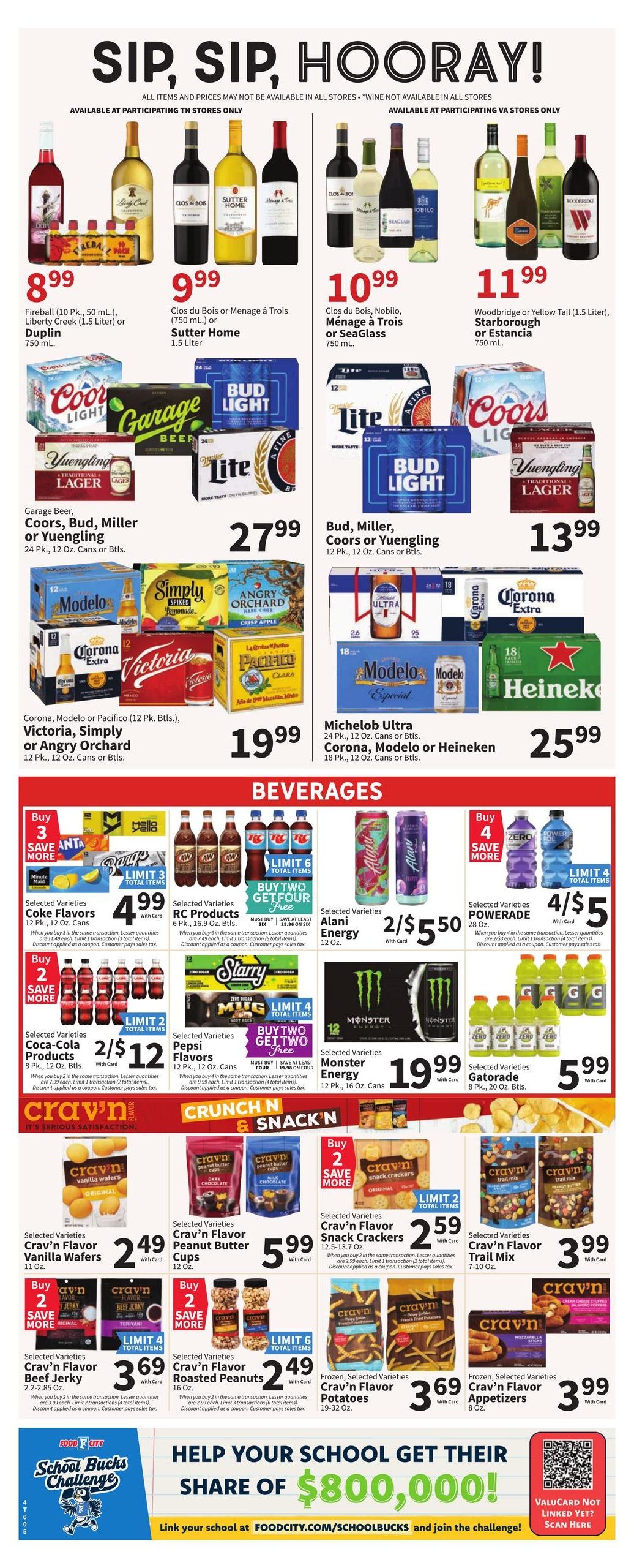 FoodCity (Bristol–Hiltons Area, VA) Weekly Ad August 12 - 18, 2026