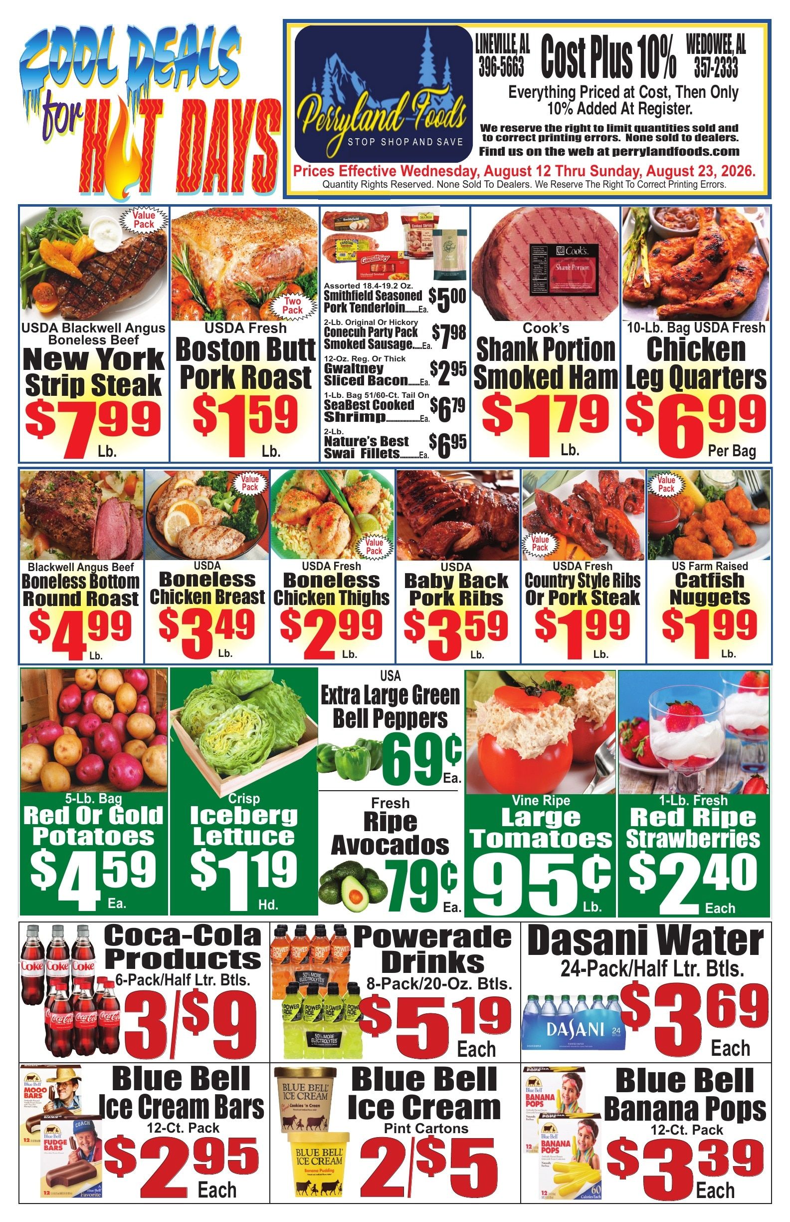 Perryland Foods Weekly Ad August 12 - 23, 2026