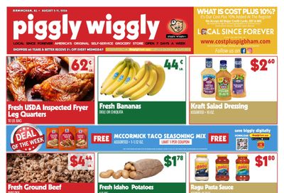 Piggly Wiggly Birmingham (Birmingham, Hueytown and McCalla, AL) Weekly Ad August 5 - 11, 2026