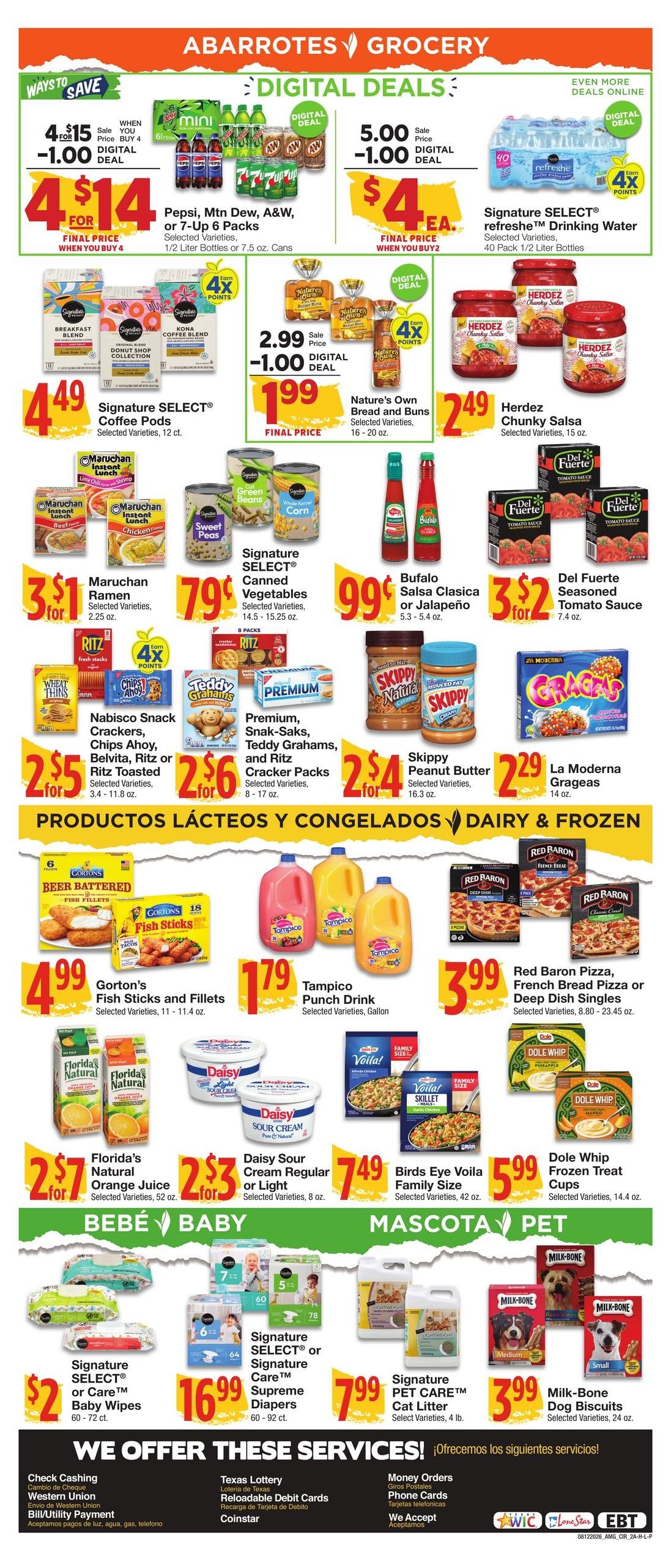 Amigos United (Amarillo Area, TX) Weekly Ad August 12 - 18, 2026