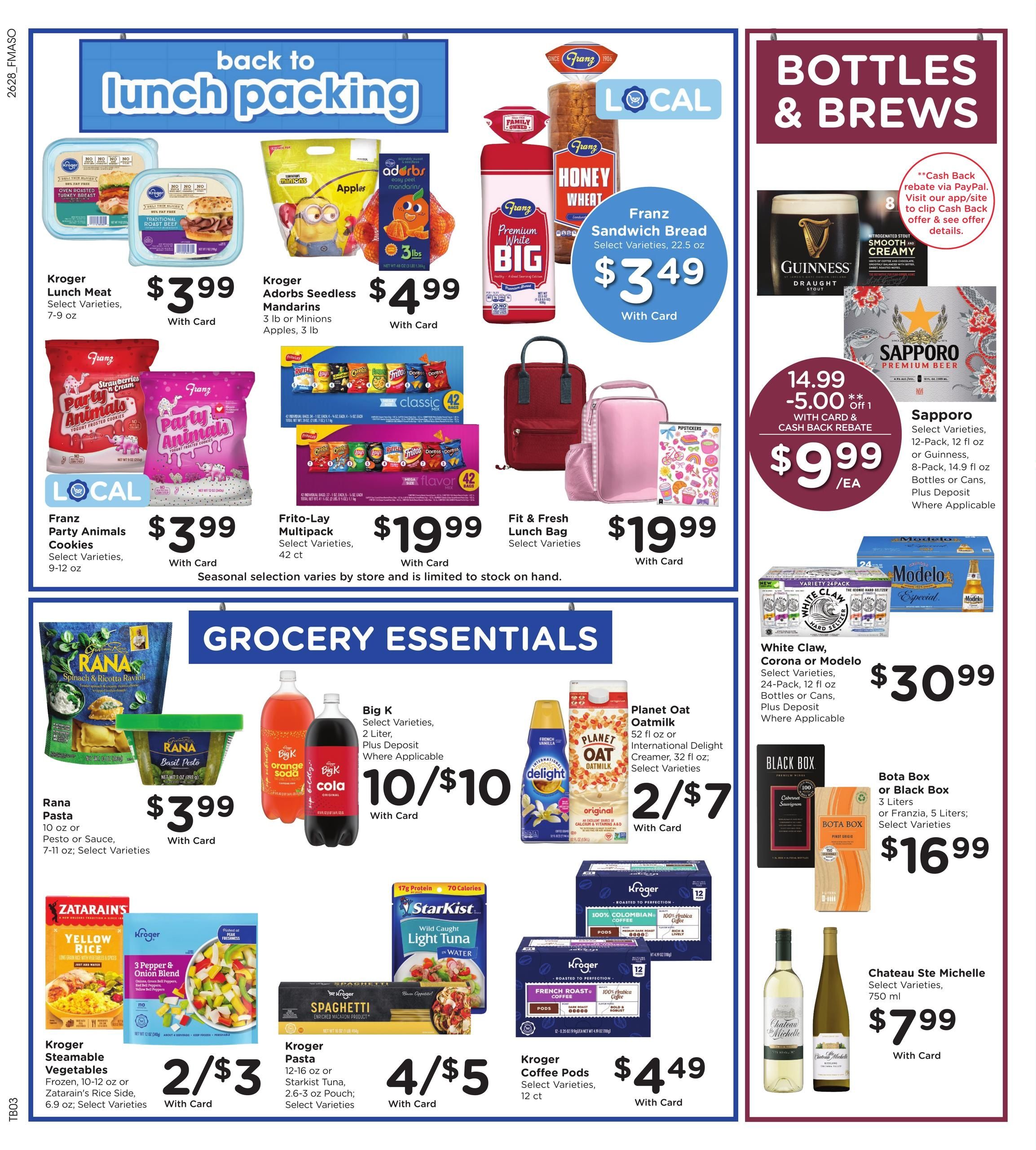 Fred Meyer (OR, WA) Weekly Ad August 12 - 18, 2026