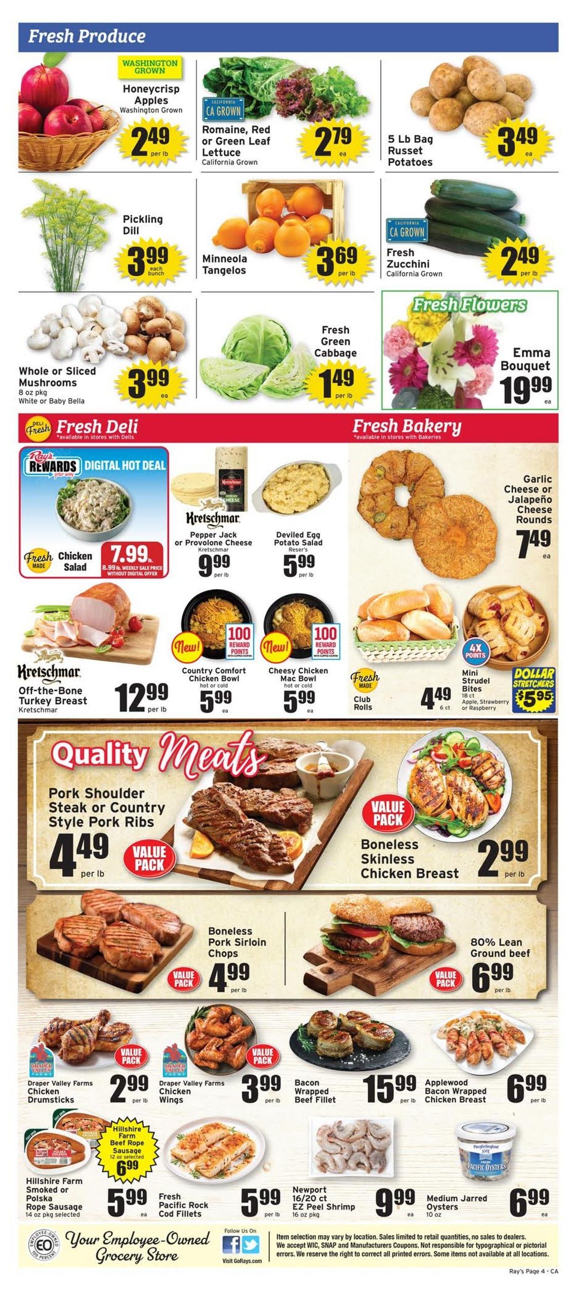 Ray's Food Place (Eureka–Redding Area, CA) Weekly Ad August 12 - 18, 2026