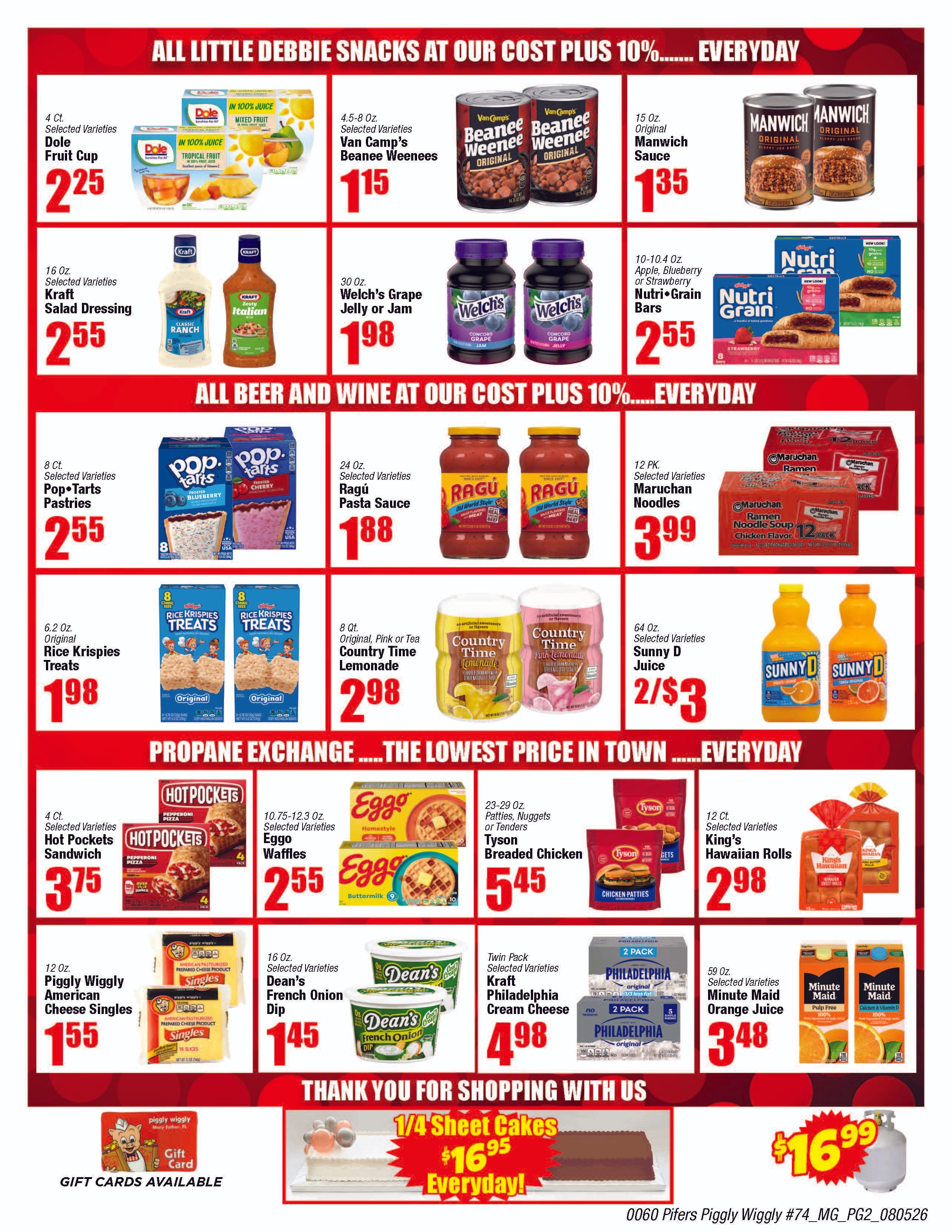 Piggly Wiggly Montgomery Weekly Ad August 5 - 11, 2026