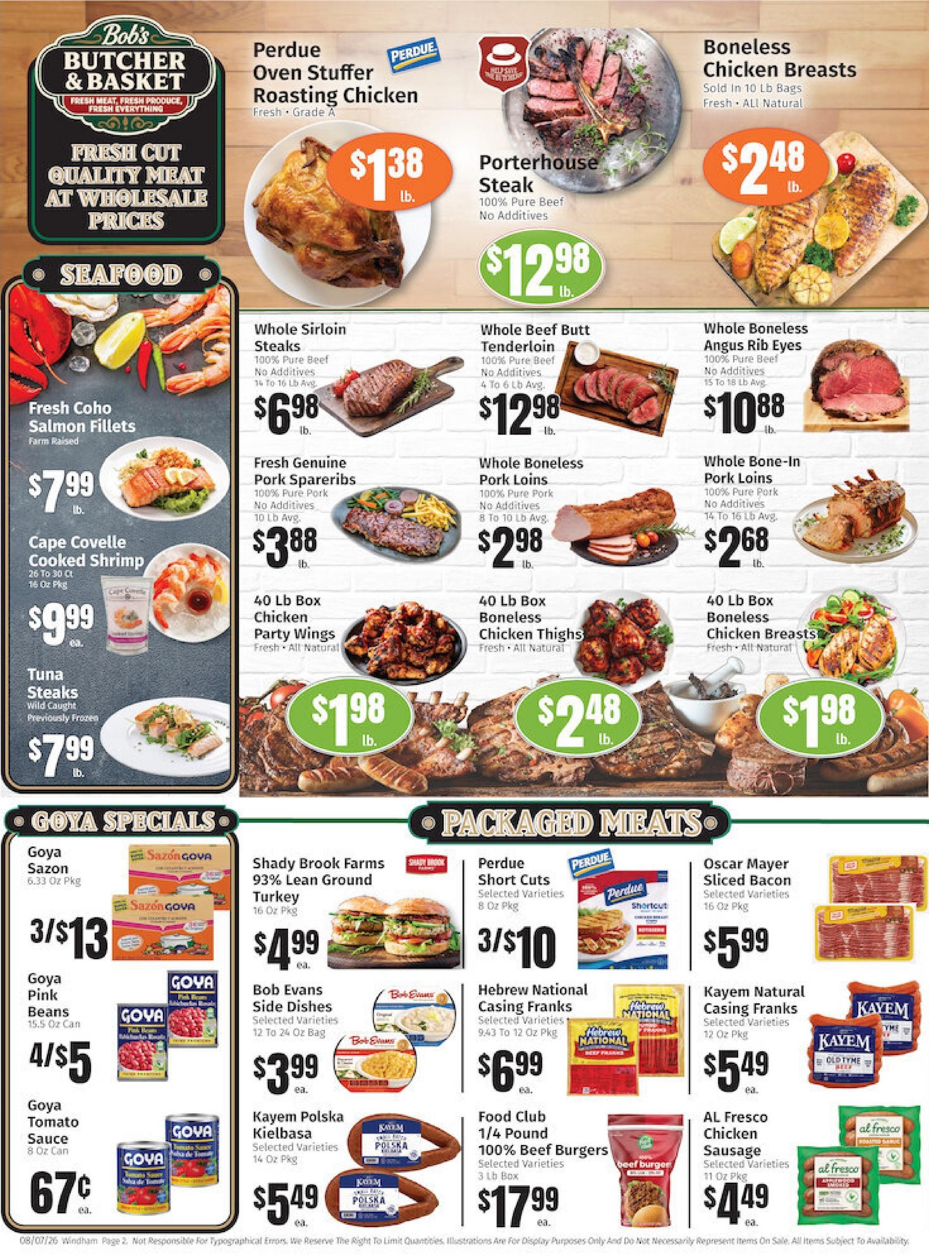 Windham IGA (Cobalt–Middlefield Area, CT) Weekly Ad August 7 - 13, 2026