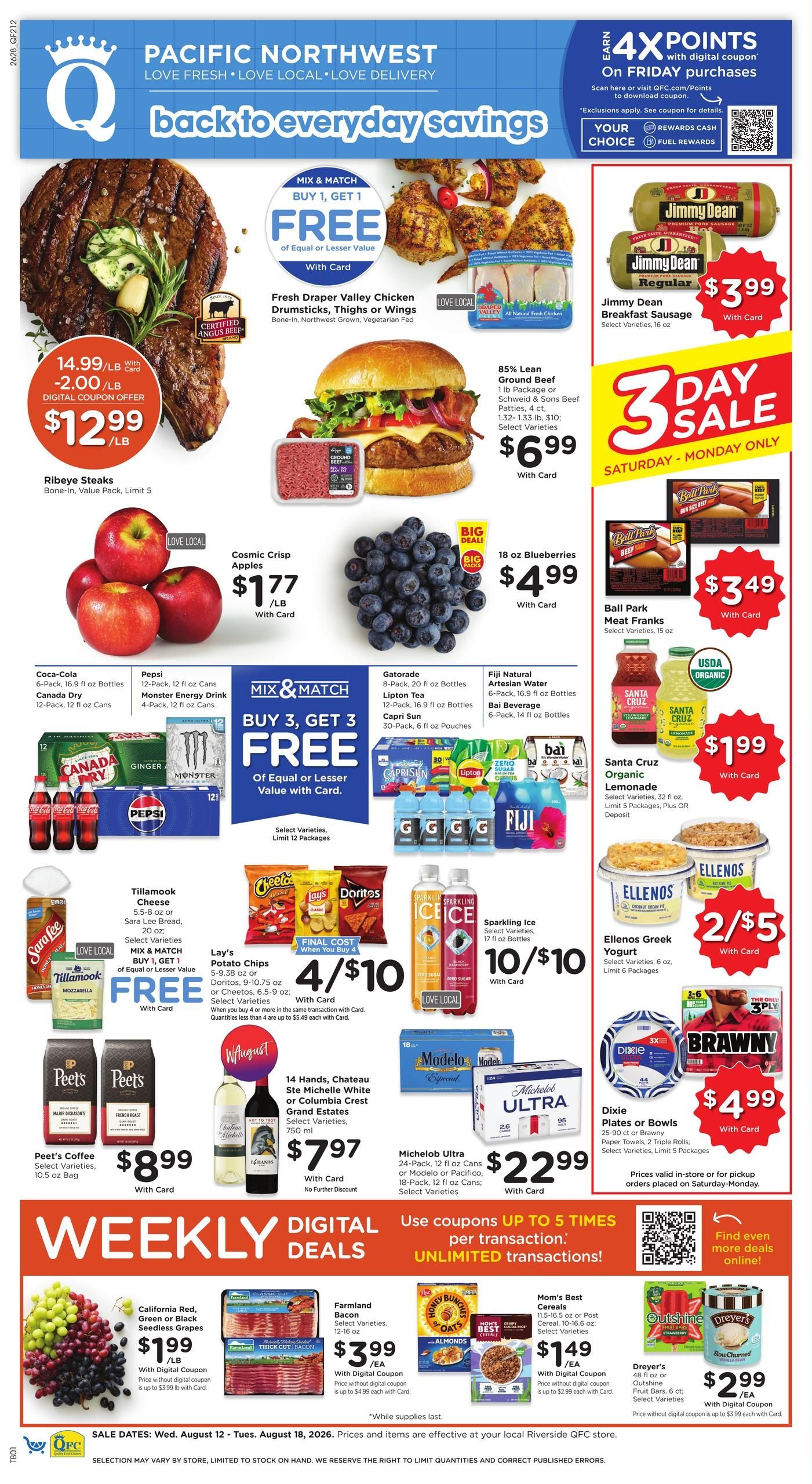 QFC (Gresham–Vancouver Area, OR–WA) Weekly Ad August 12 - 18, 2026