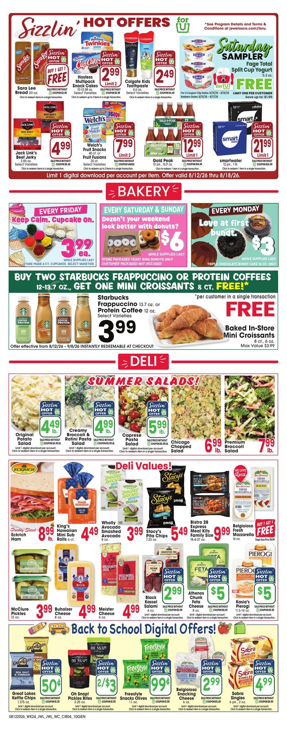 Jewel-Osco (Elgin–West Chicago Area, IL) Weekly Ad August 12 - 18, 2026