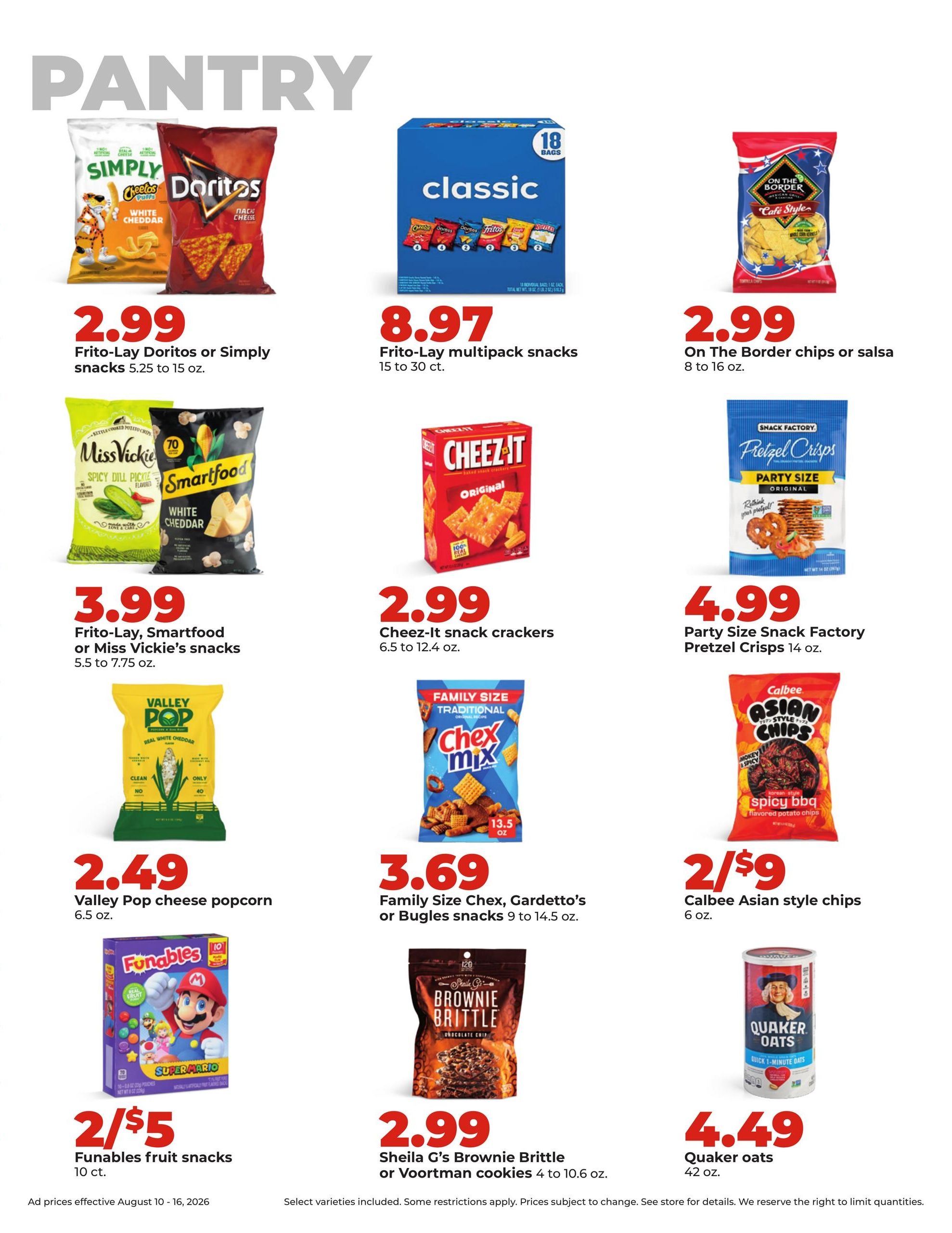 Hy-Vee (Madelia–Saint James Area, MN) Weekly Ad August 10 - 16, 2026