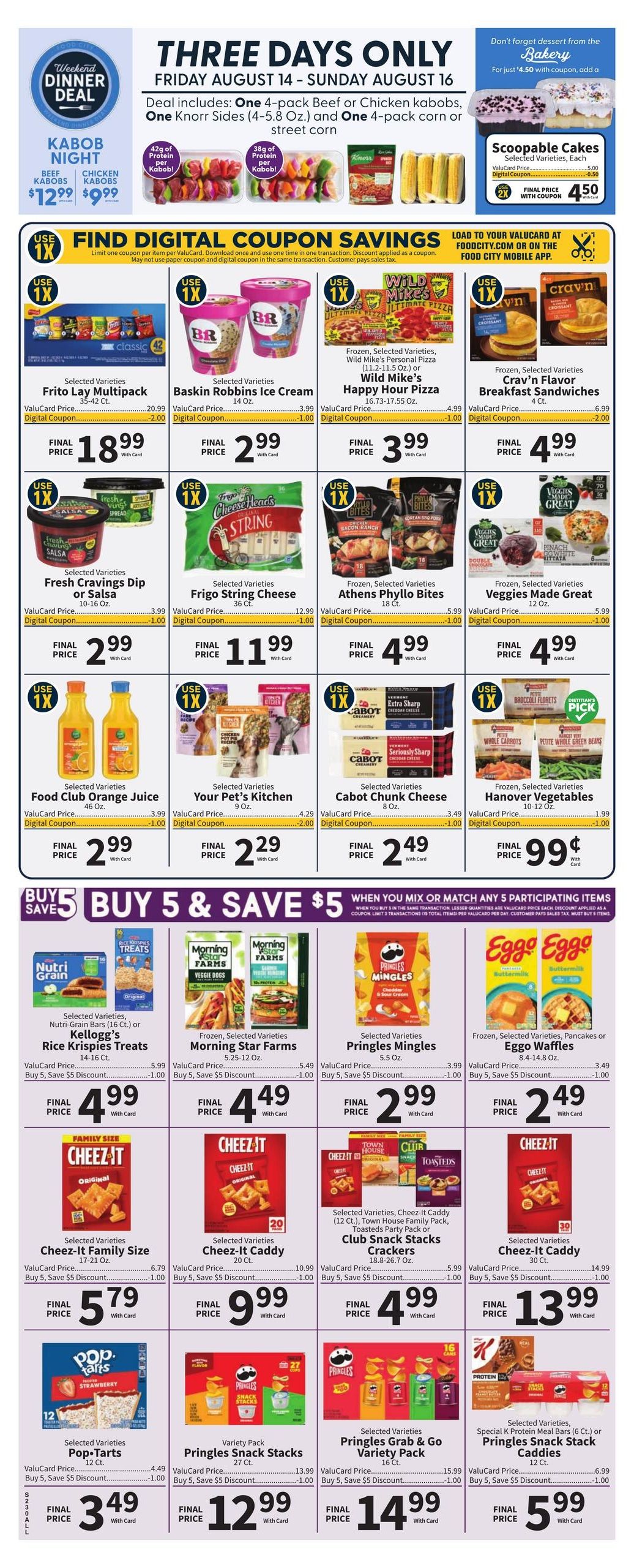 FoodCity (Birmingham Area, AL) Weekly Ad August 12 - 18, 2026