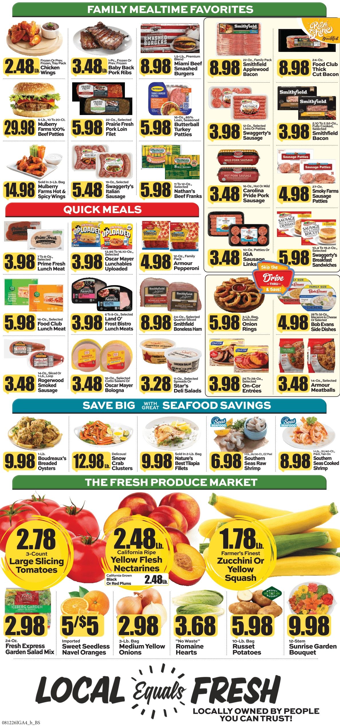 Midway IGA (192 Butler Avenue, Midway, GA) Weekly Ad August 10 - 16, 2026