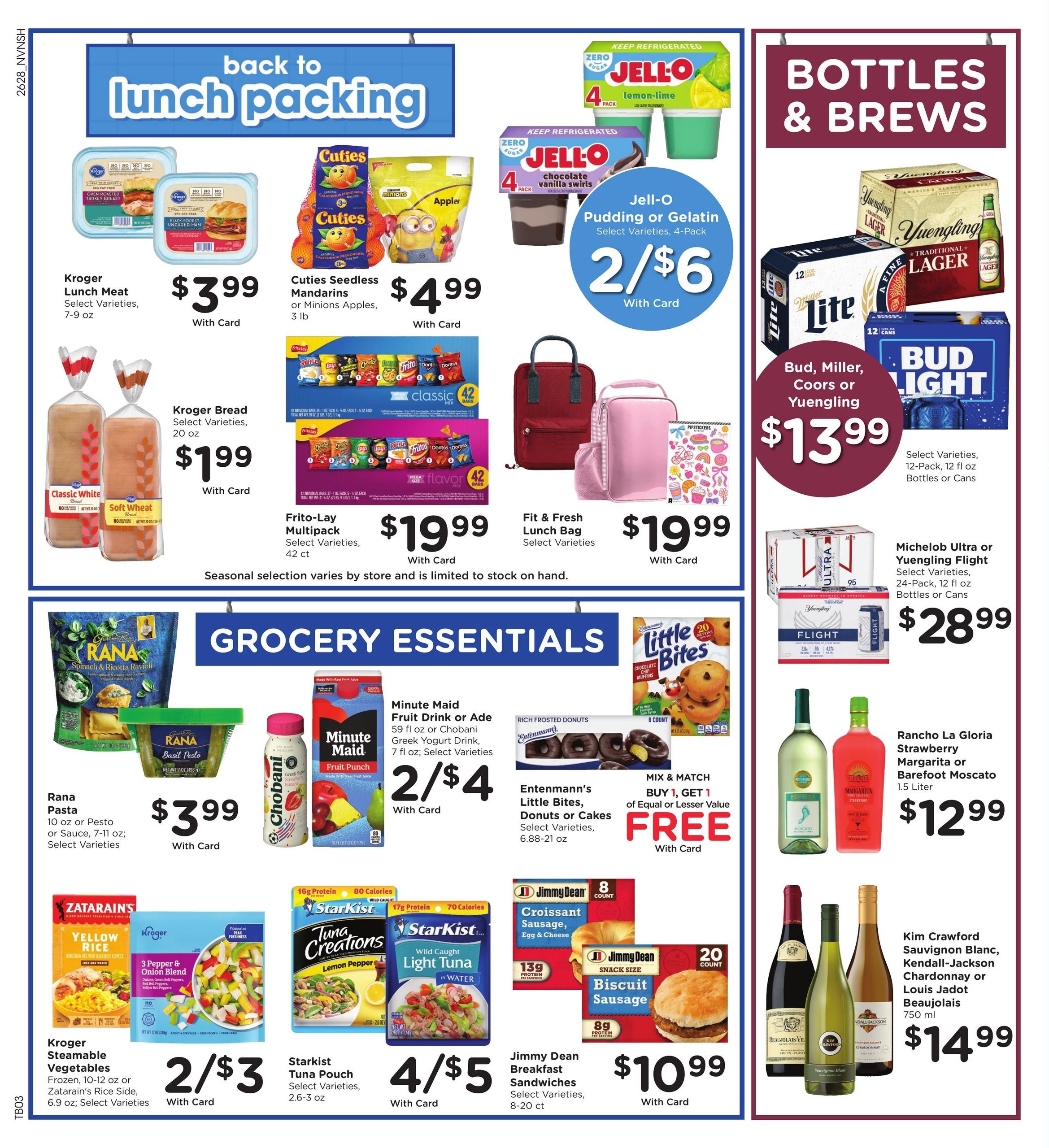 Kroger (Clarksville Area, TN) Weekly Ad August 12 - 18, 2026