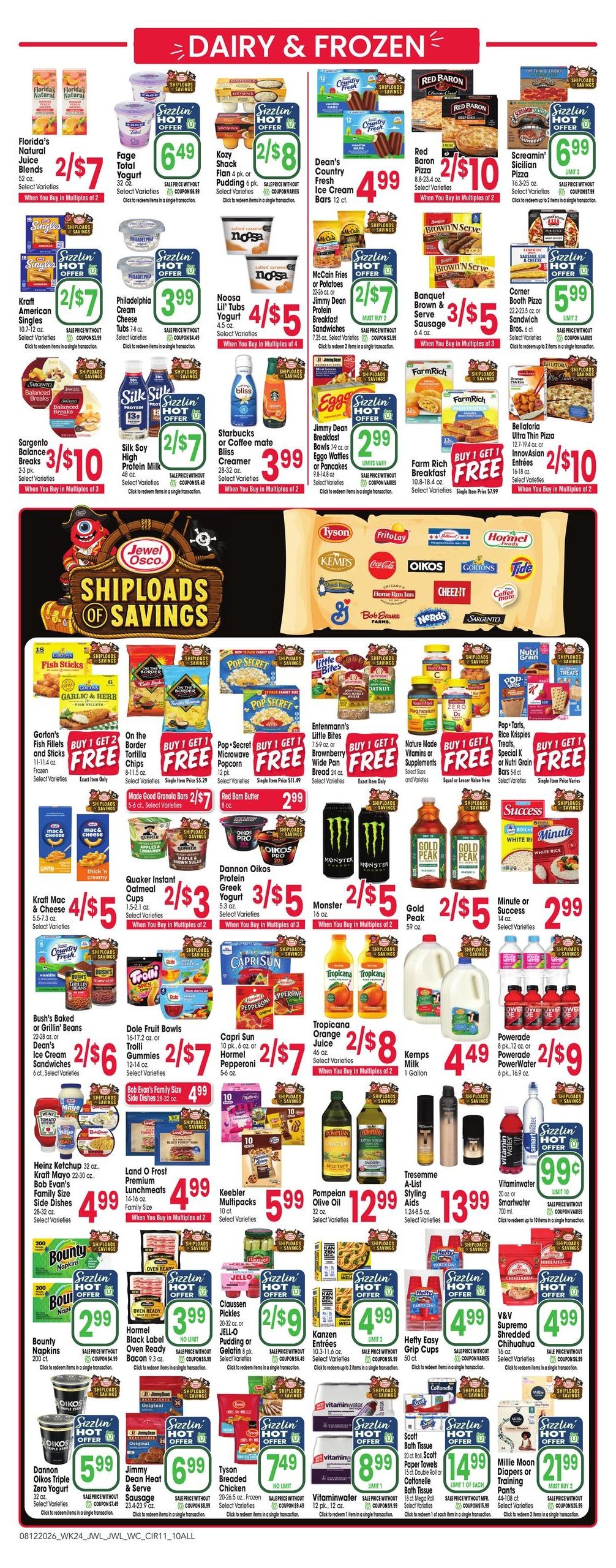 Jewel-Osco (IL, IN, MI) Weekly Ad August 12 - 18, 2026
