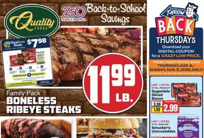 Quality Foods (Commerce and other locations, GA) Weekly Ad August 5 - 11, 2026