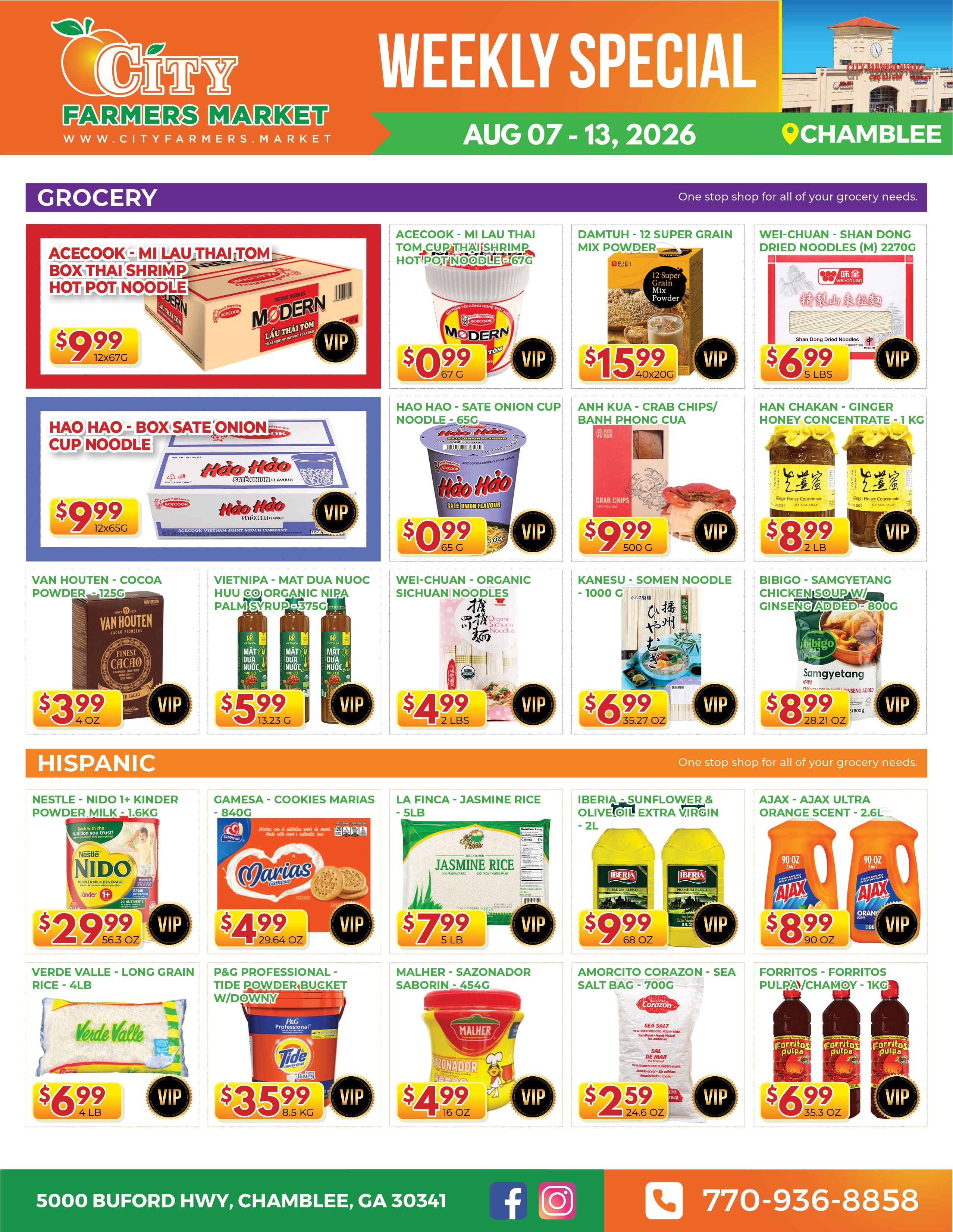 City Farmers Market (Chamblee, GA) Weekly Ad August 7 - 13, 2026