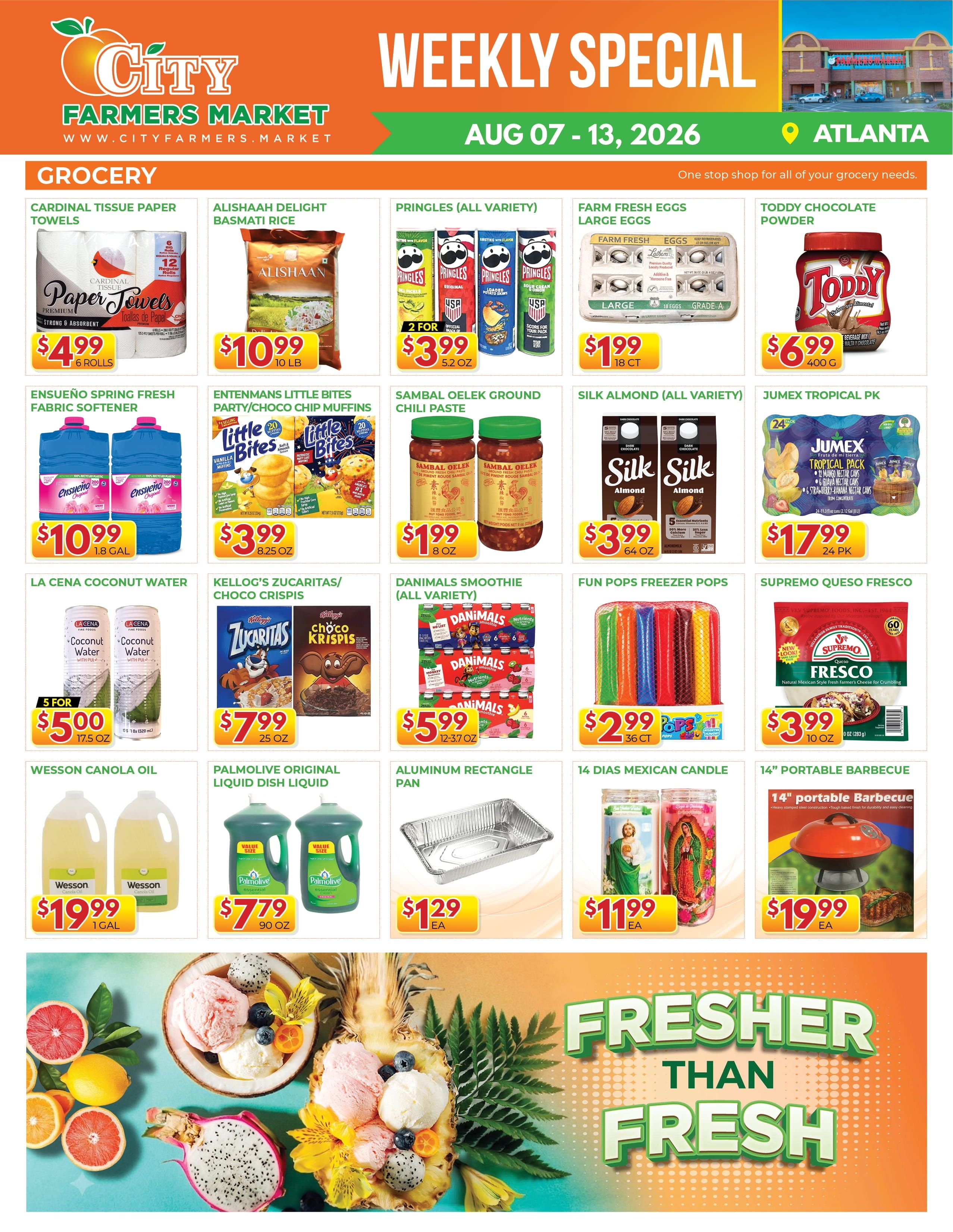 City Farmers Market (Atlanta, GA) Weekly Ad August 7 - 13, 2026