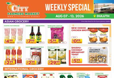 City Farmers Market (Duluth, GA) Weekly Ad August 7 - 13, 2026
