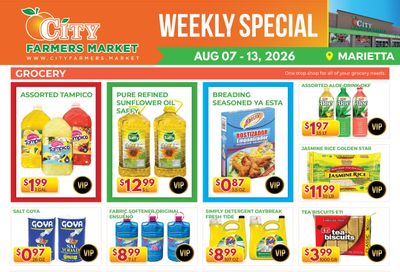 City Farmers Market (Marietta, GA) Weekly Ad August 7 - 13, 2026