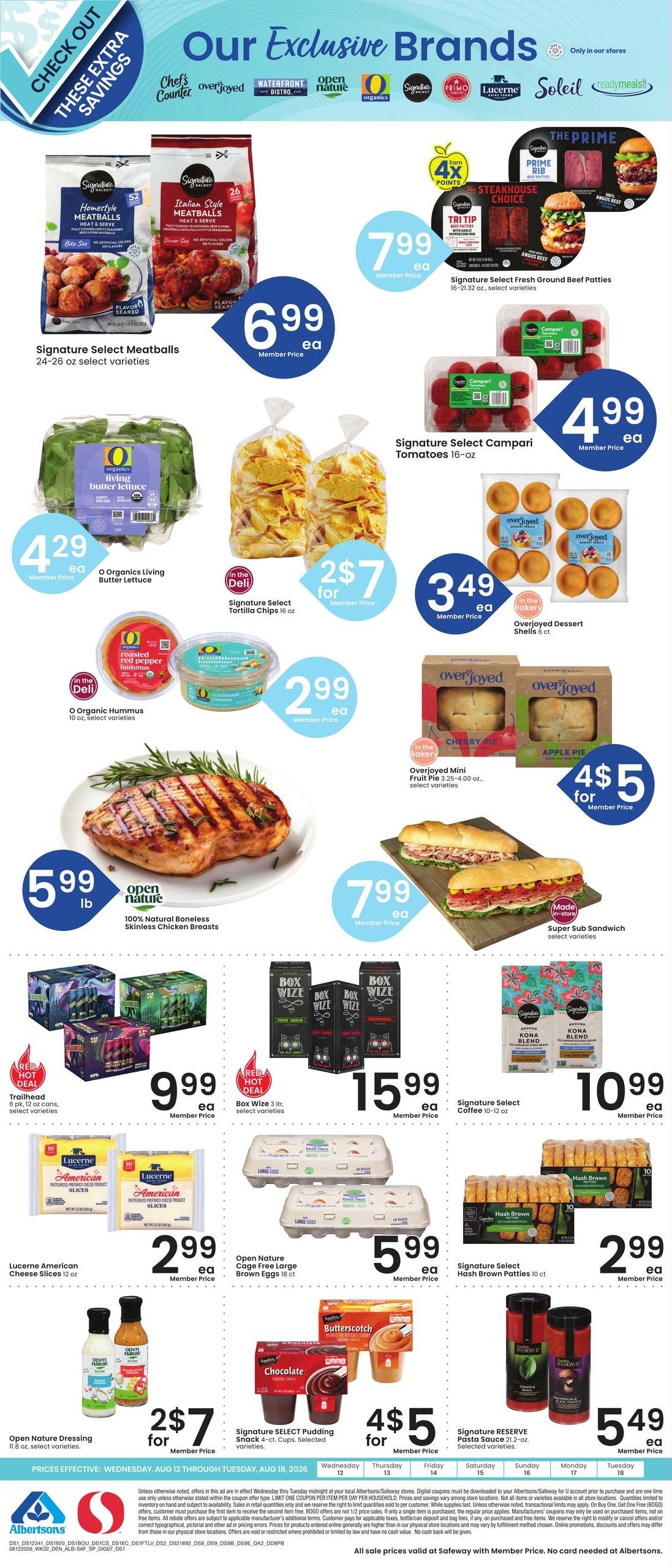 Safeway (Frisco Area, CO) Weekly Ad August 12 - 18, 2026