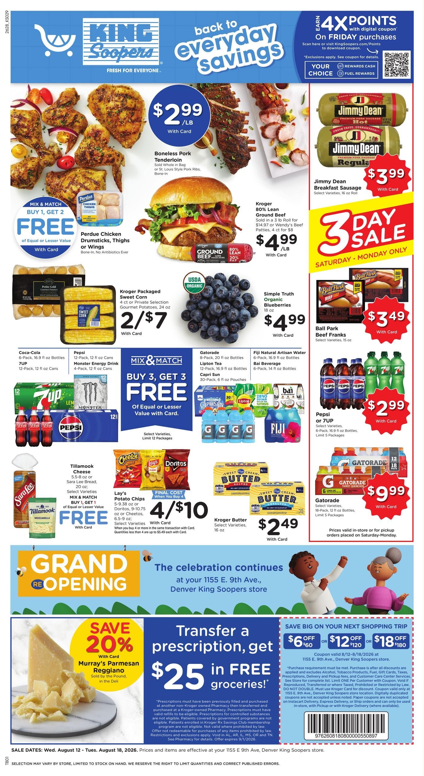 King Soopers (Denver–Wellington Area, CO) Weekly Ad August 12 - 18, 2026
