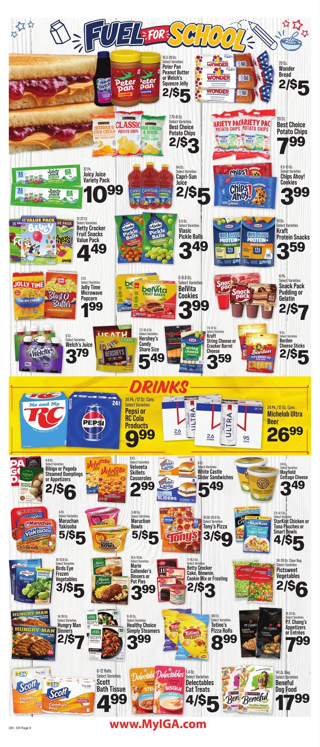 IGA (Dayton–Fairborn Area, OH) Weekly Ad August 12 - 18, 2026