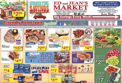 Ed and Jean's Market Weekly Ad August 9 - 15, 2026