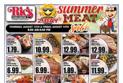 Ric's Food Center Weekly Ad August 10 - 16, 2026