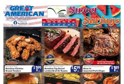 Valley Market and Jim's Great American Weekly Ad September 9 - 15, 2026