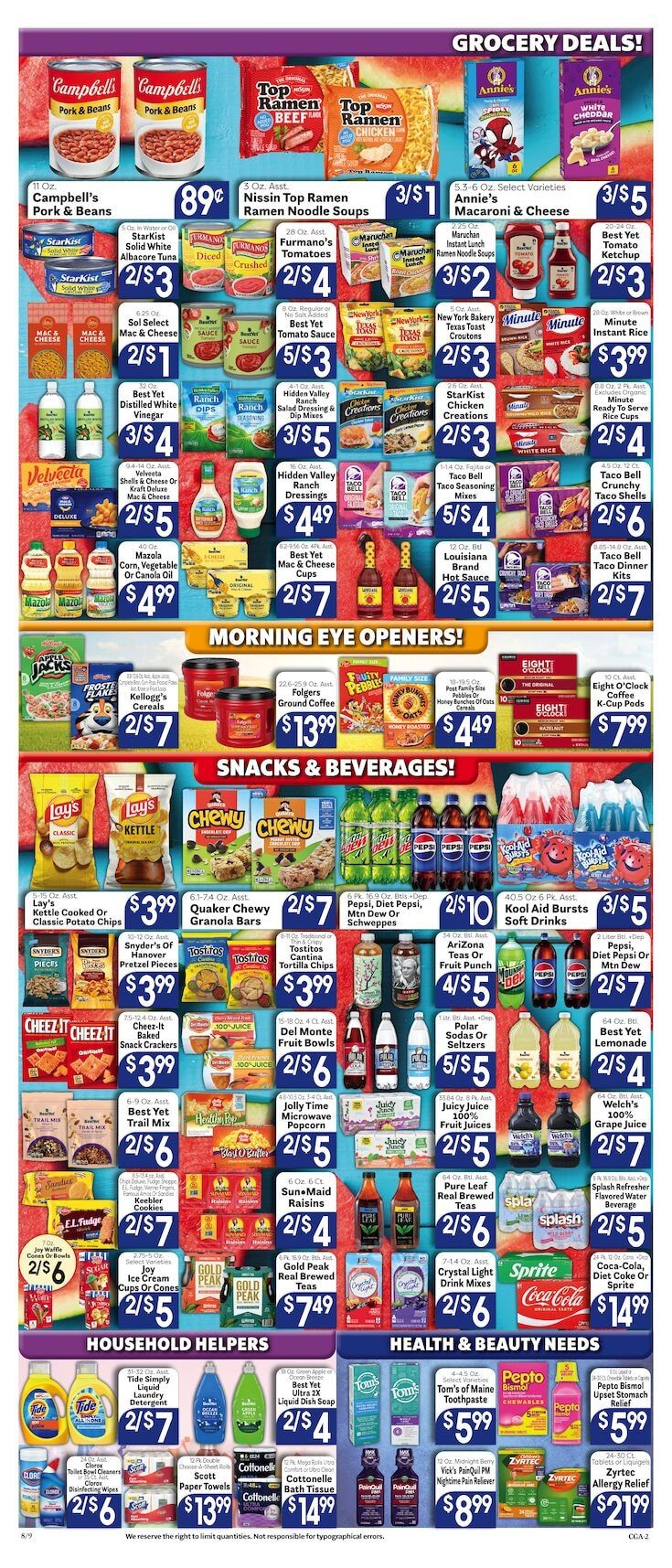 Valley Market and Jim's Great American Weekly Ad September 9 - 15, 2026