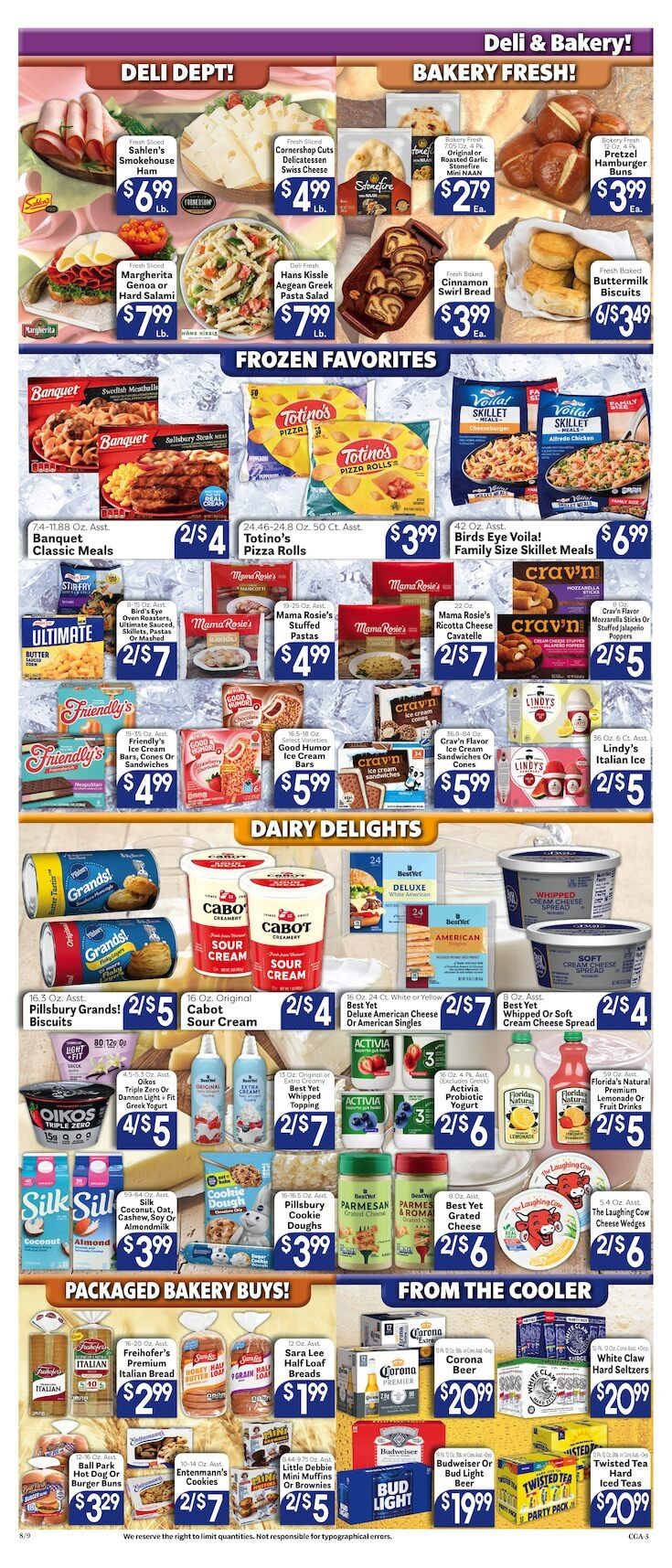 Valley Market and Jim's Great American Weekly Ad September 9 - 15, 2026