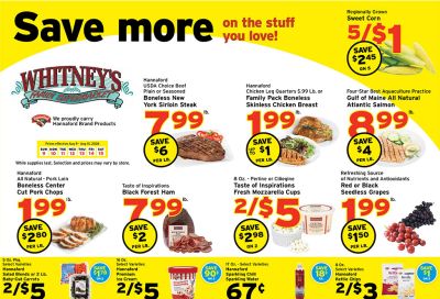 Whitney's Family Supermarket Weekly Ad August 9 - 15, 2026