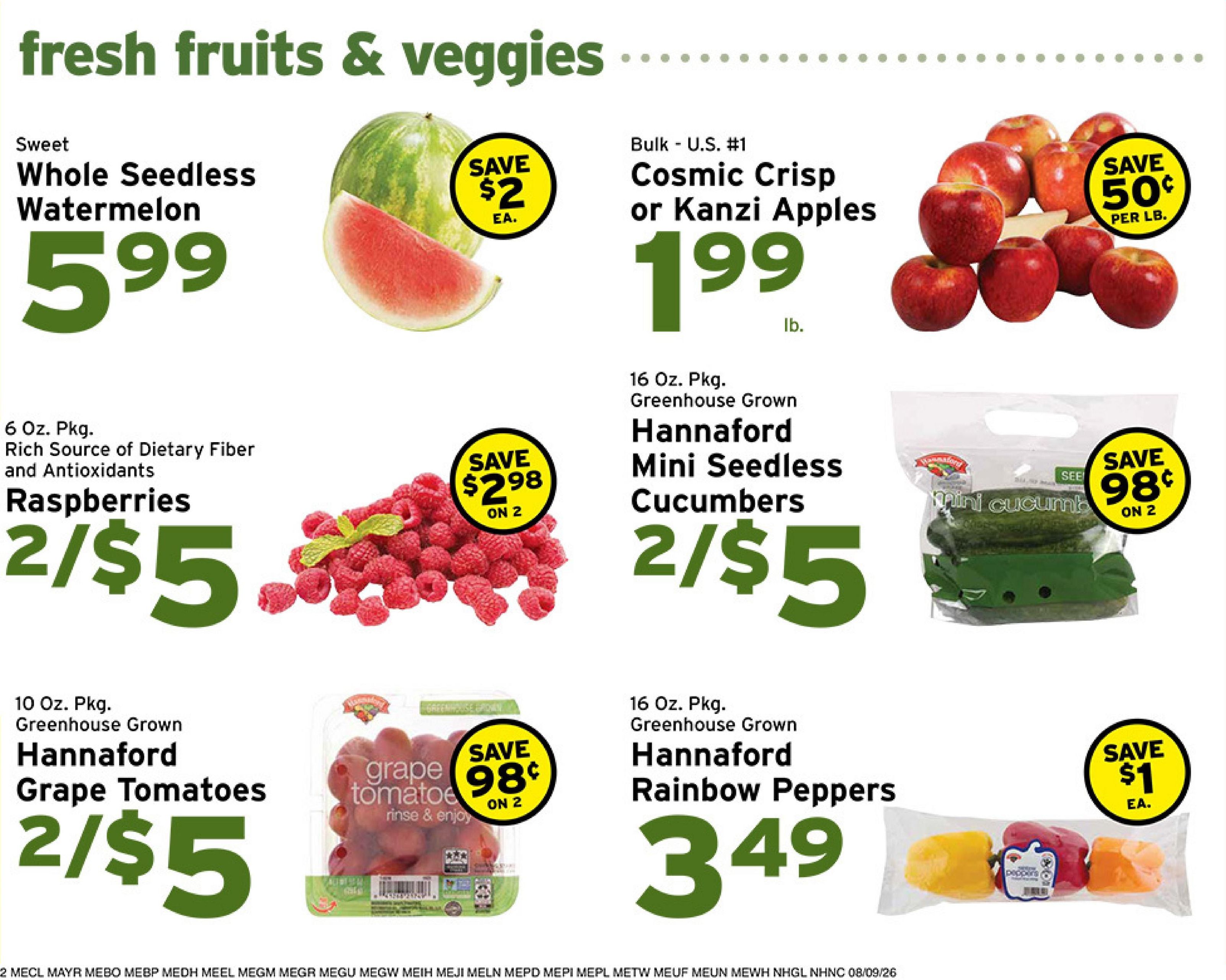 Whitney's Family Supermarket Weekly Ad August 9 - 15, 2026