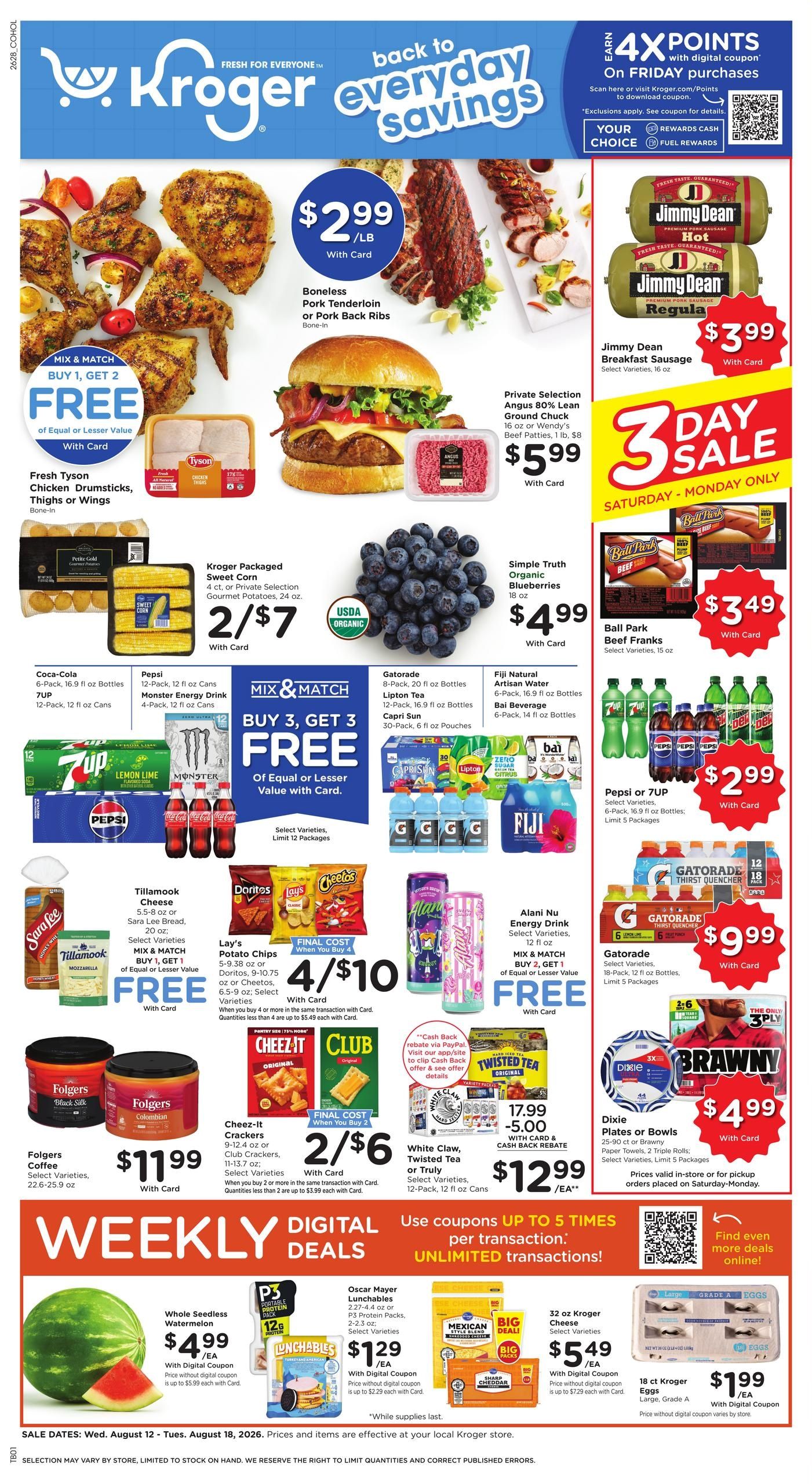 Kroger (Norwalk Area, OH) Weekly Ad August 12 - 18, 2026