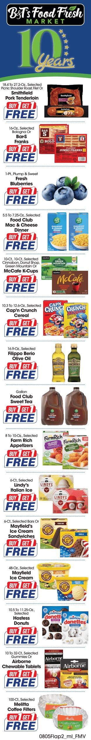 B&T's Food Fresh Market B&T Food Fresh Market Weekly Ad August 5 - 11, 2026