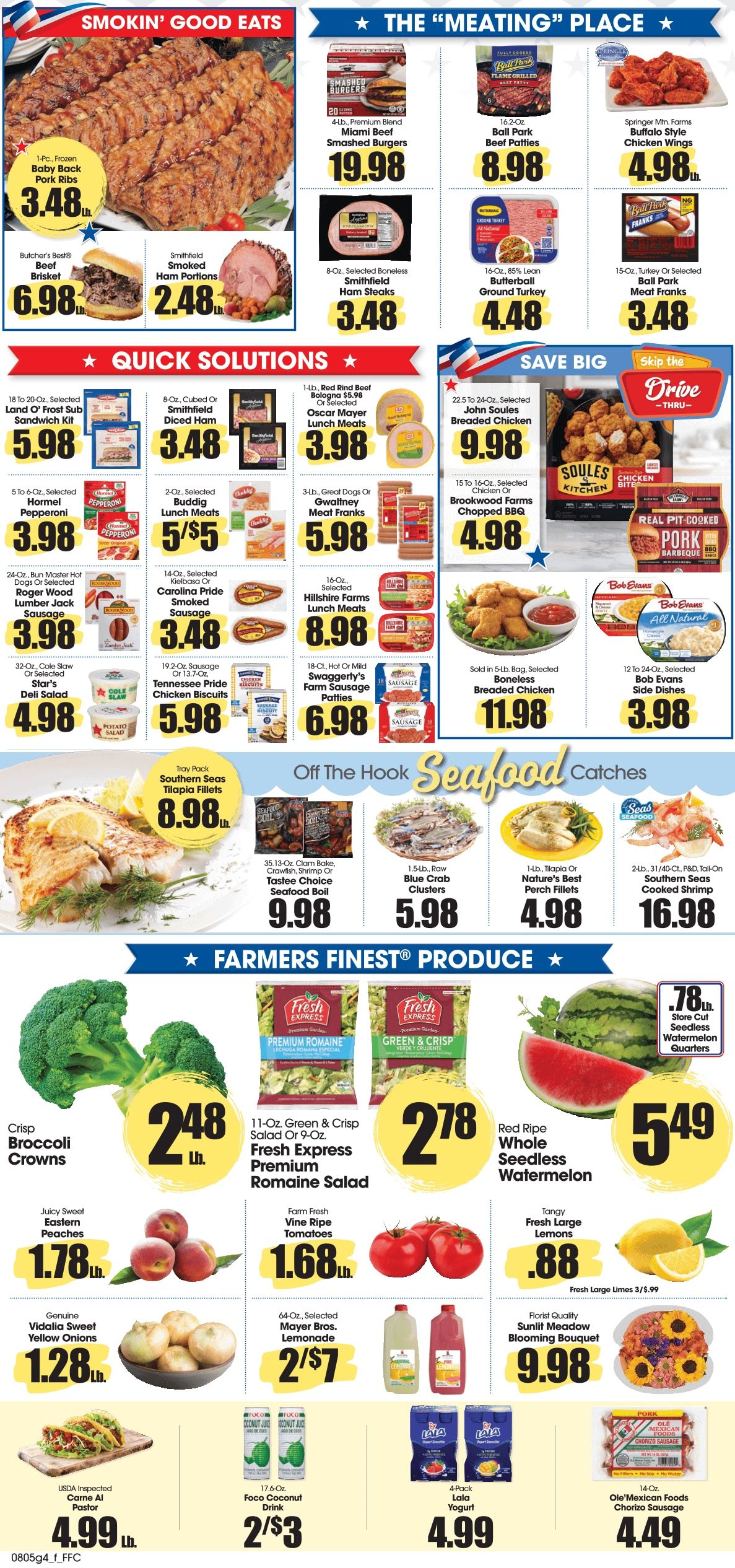 Claxton Food Fresh (403 N Duval Street, Claxton, GA) Weekly Ad August 5 - 11, 2026