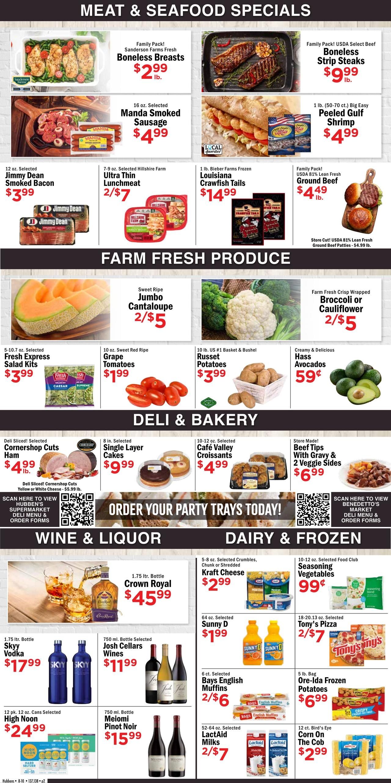 Hubben's Supermarket (Baton Rouge Area, LA) Weekly Ad August 11 - 17, 2026