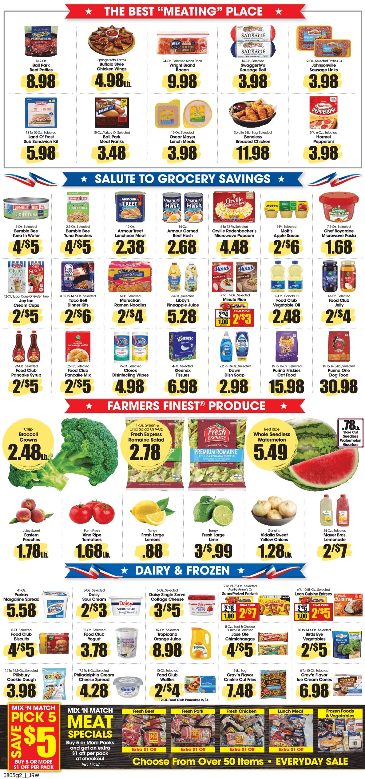 Jones Red & White Weekly Ad August 5 - 11, 2026