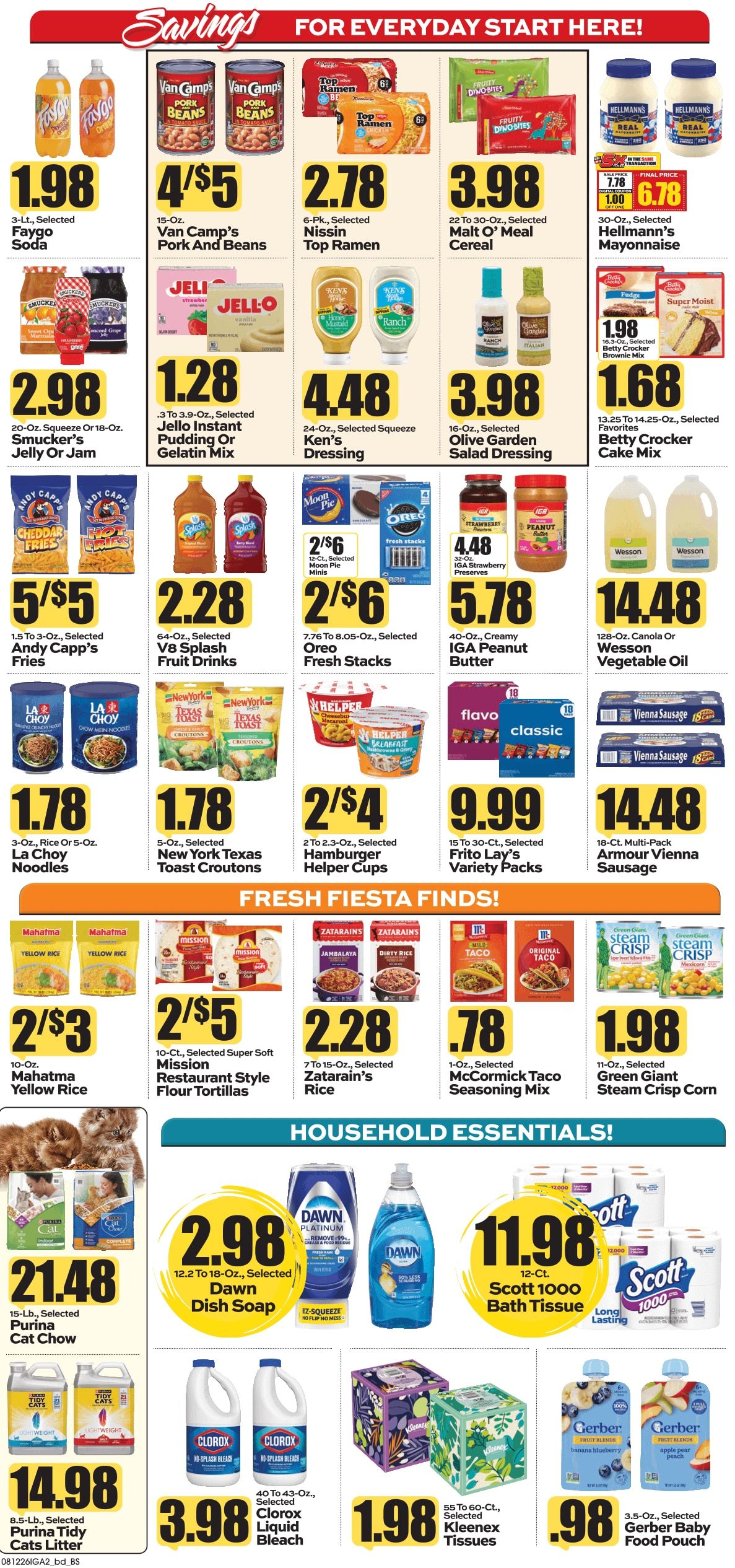 Ken's IGA Weekly Ad August 10 - 16, 2026