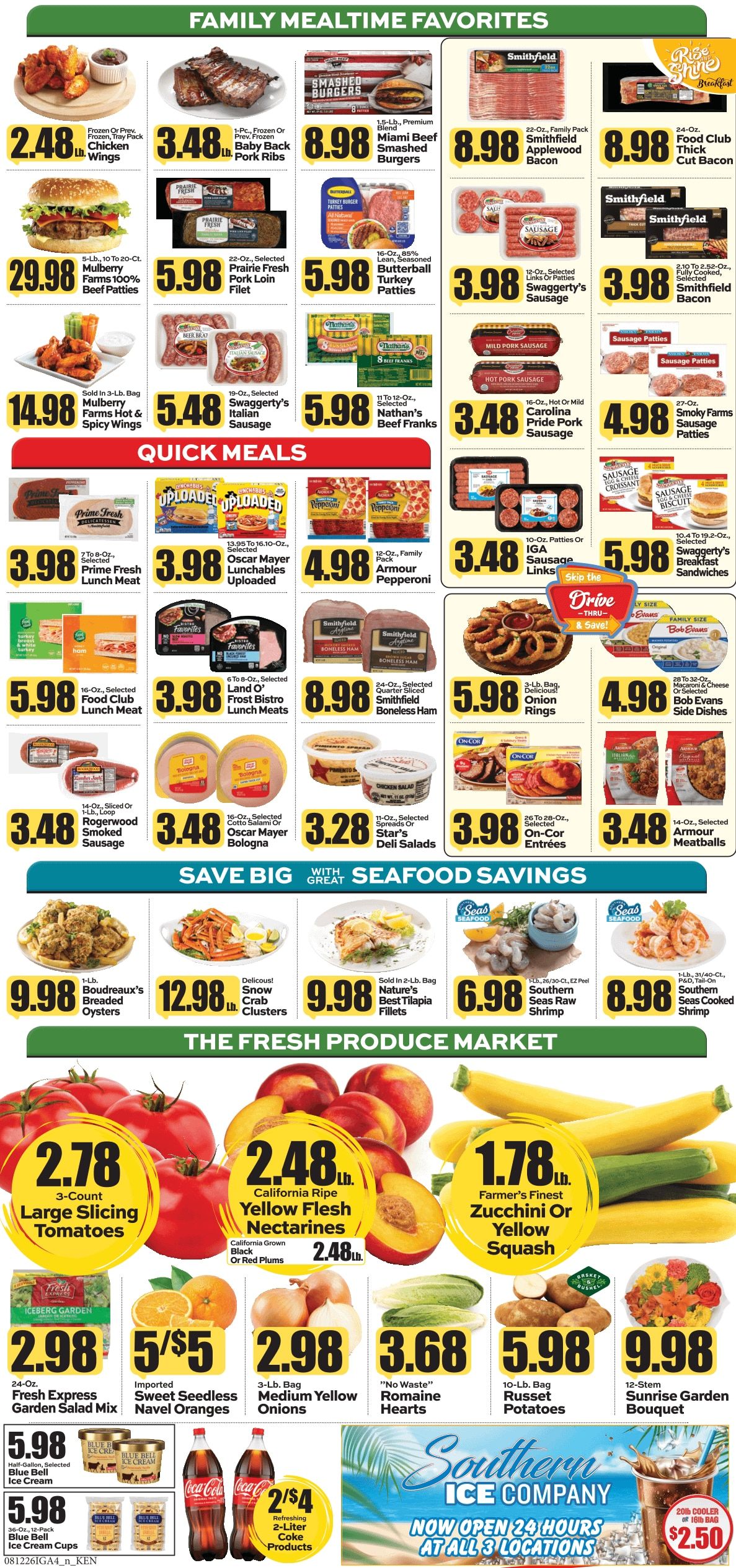 Ken's IGA Weekly Ad August 10 - 16, 2026