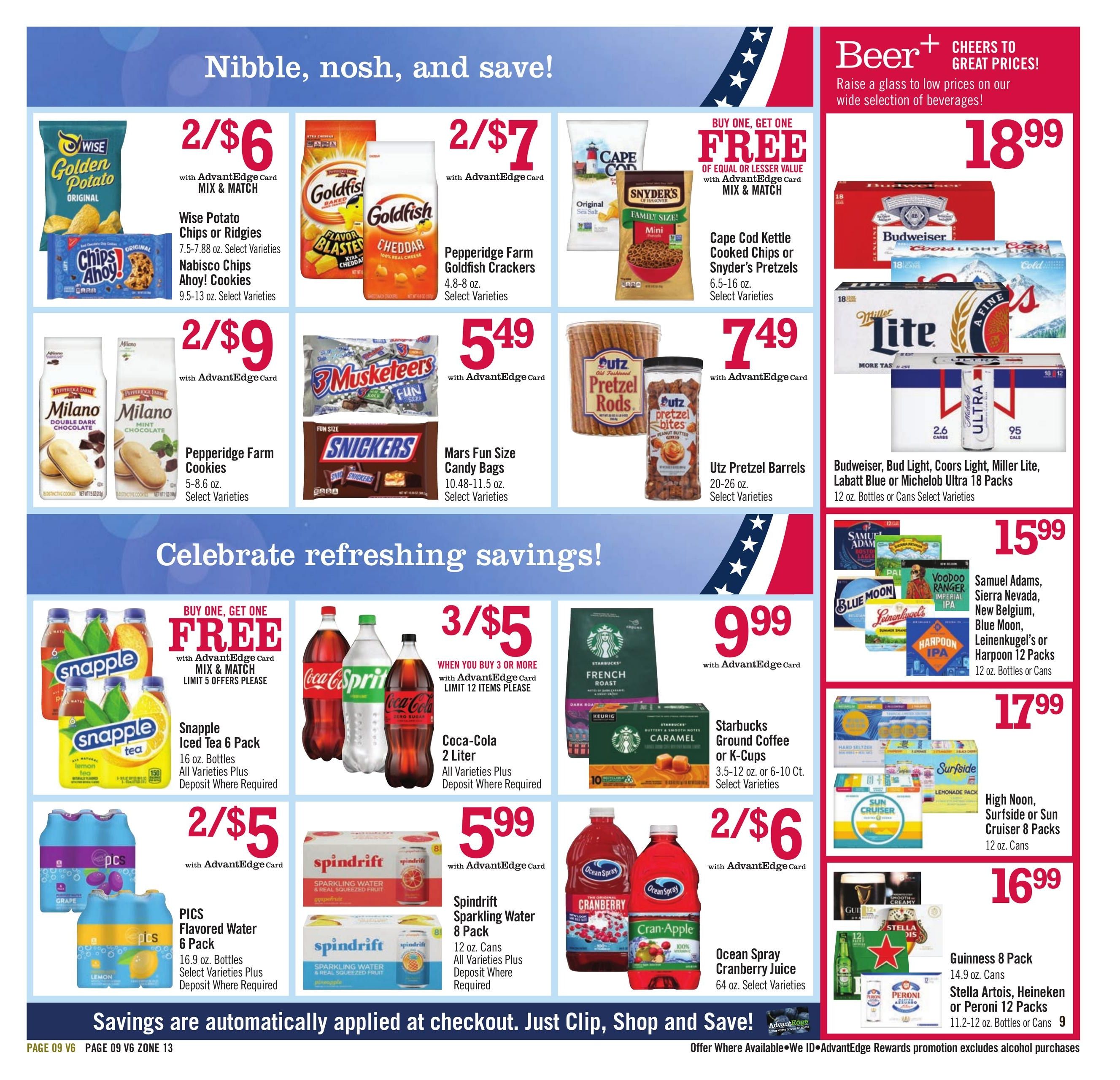 Price Chopper (Franconia Area, NH) Weekly Ad August 9 - 15, 2026