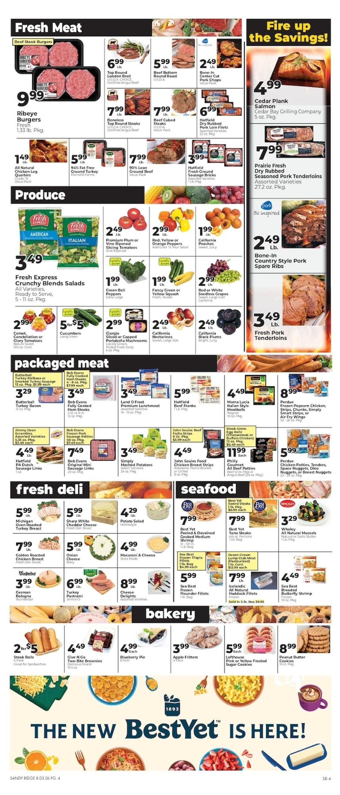 Sandy Ridge Market IGA (Chambersburg Area, PA) Weekly Ad August 6 - 12, 2026