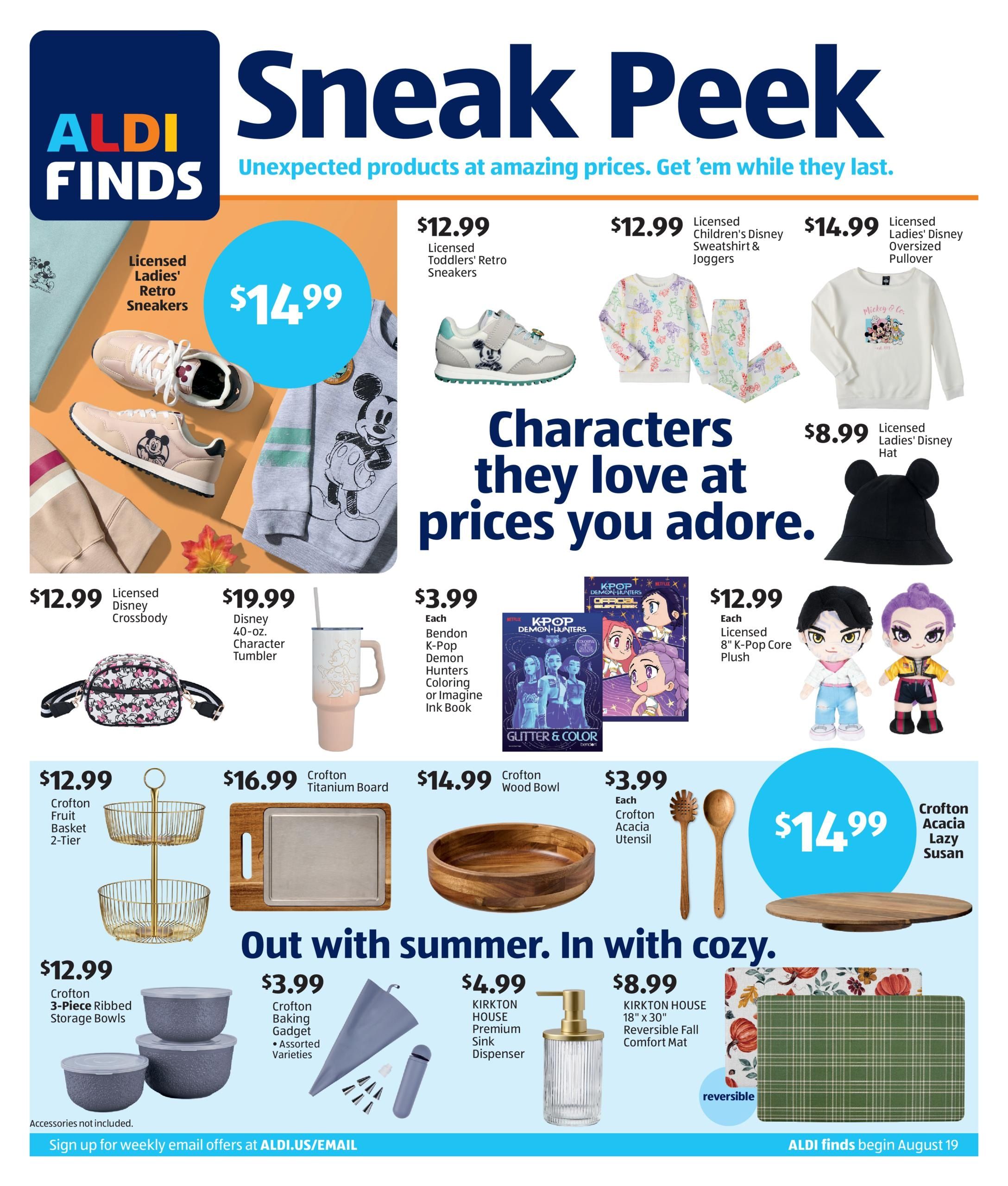 ALDI In Store Weekly Ad August 19 - 25, 2026