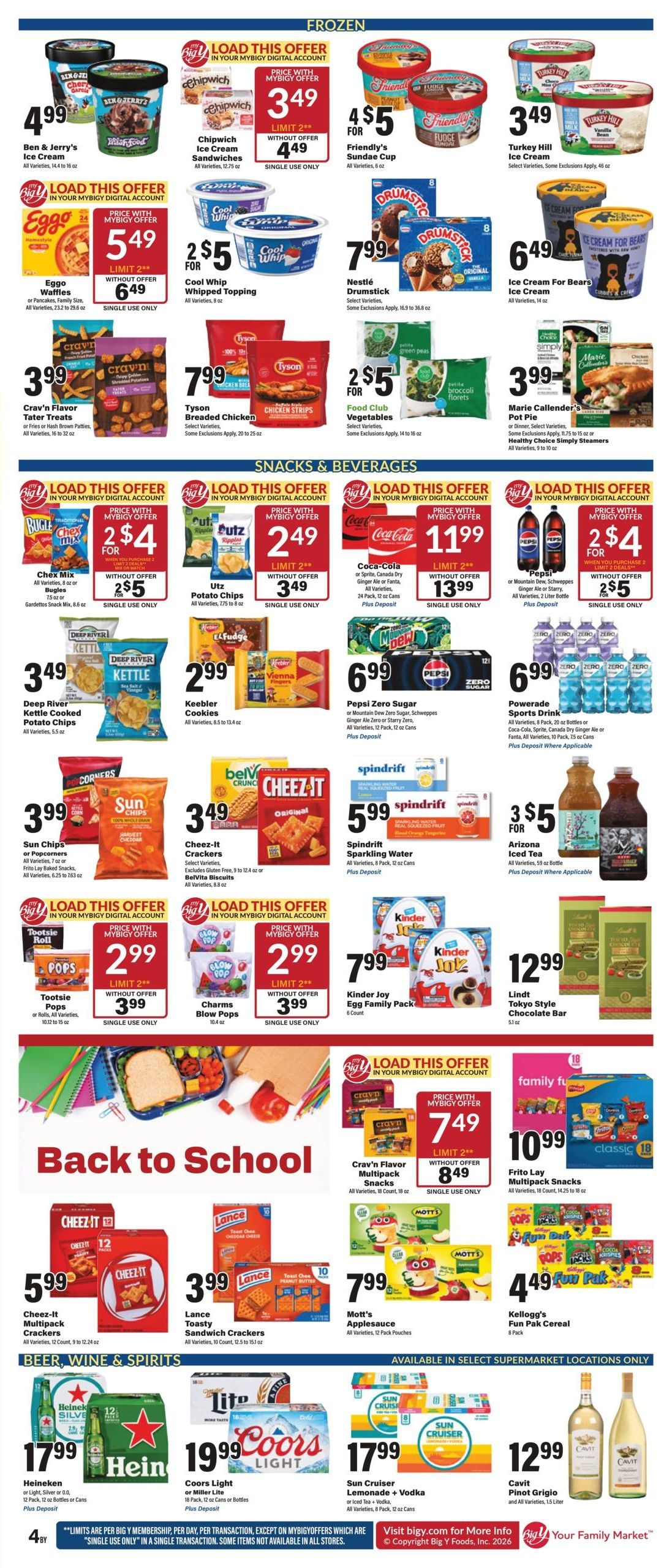 Big Y (MA, RI, VT) Weekly Ad August 13 - 19, 2026