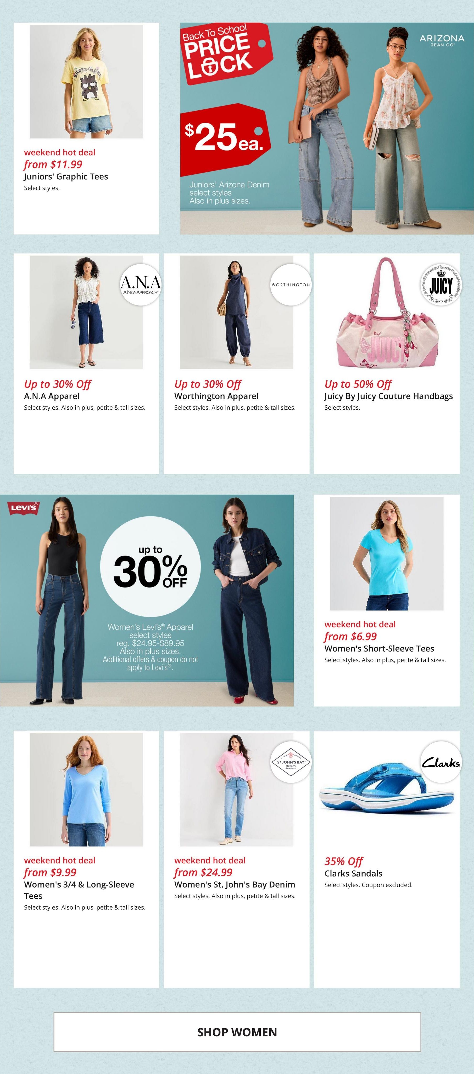 JCPenney Store Ads Weekly Ad August 13 - 16, 2026