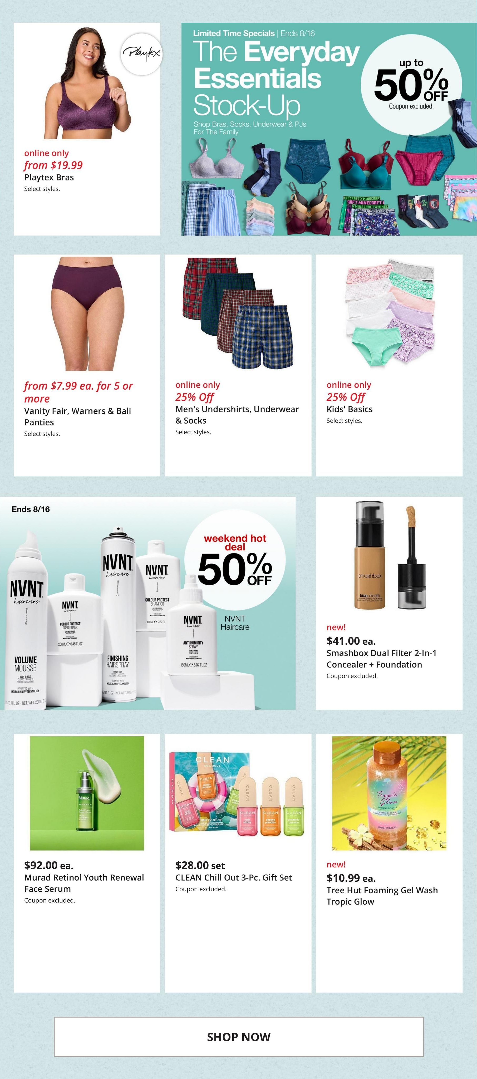 JCPenney Store Ads Weekly Ad August 13 - 16, 2026